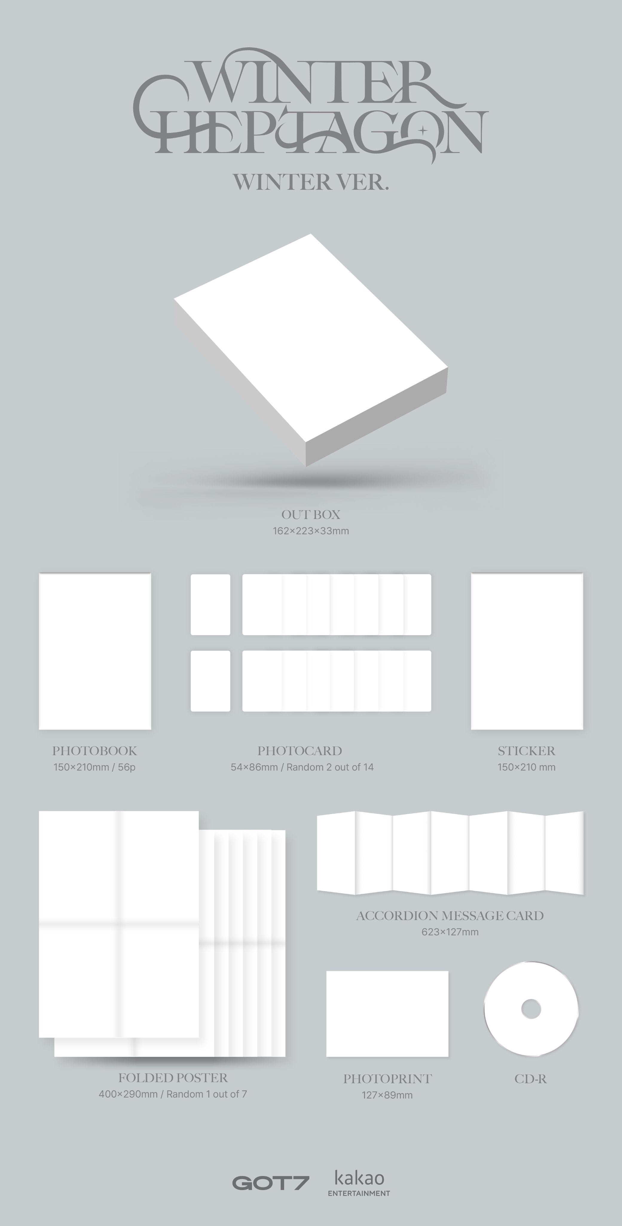 GOT7 Mini Album – WINTER HEPTAGON + Apple Music Gift