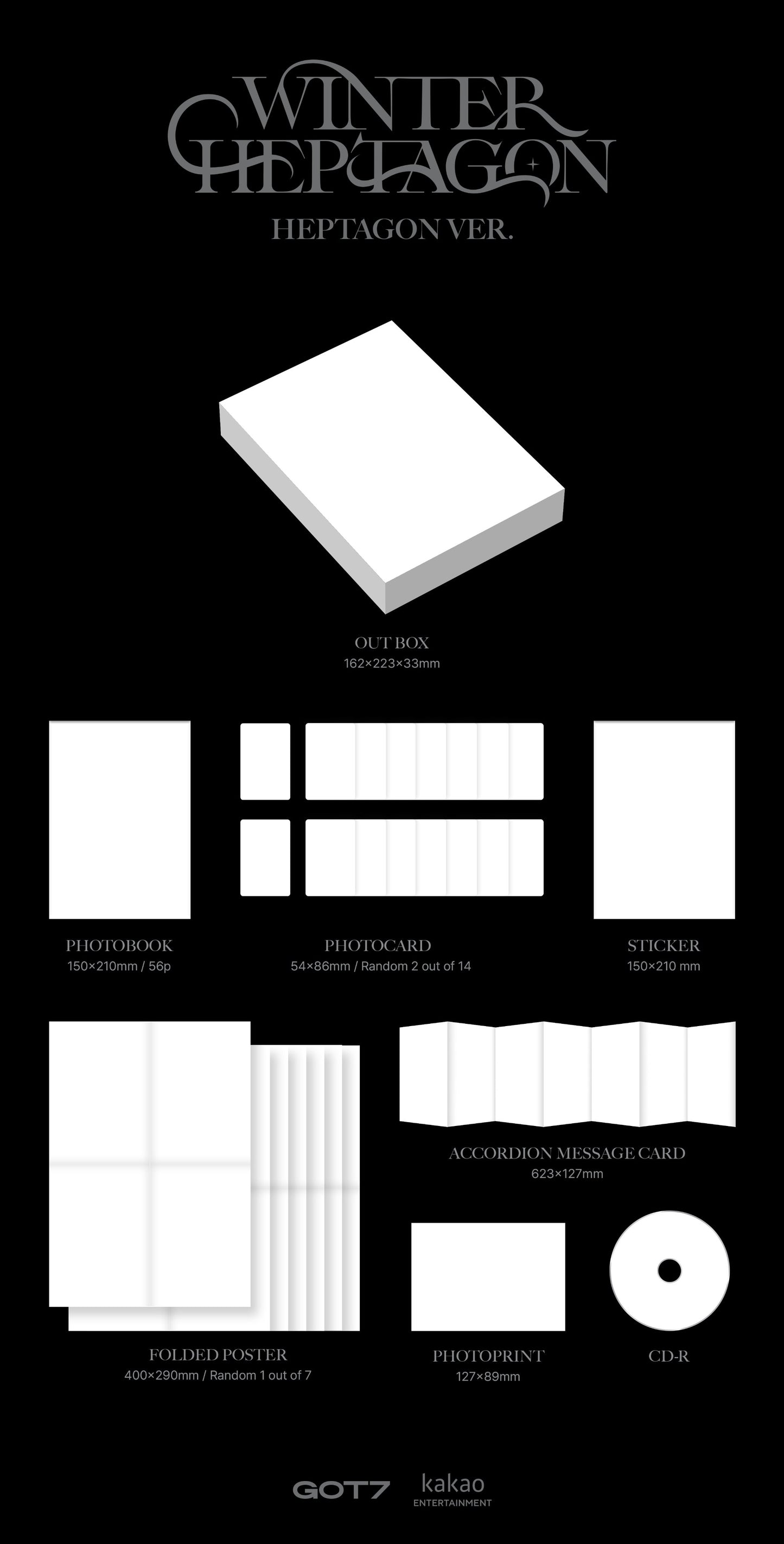 GOT7 Mini Album – WINTER HEPTAGON