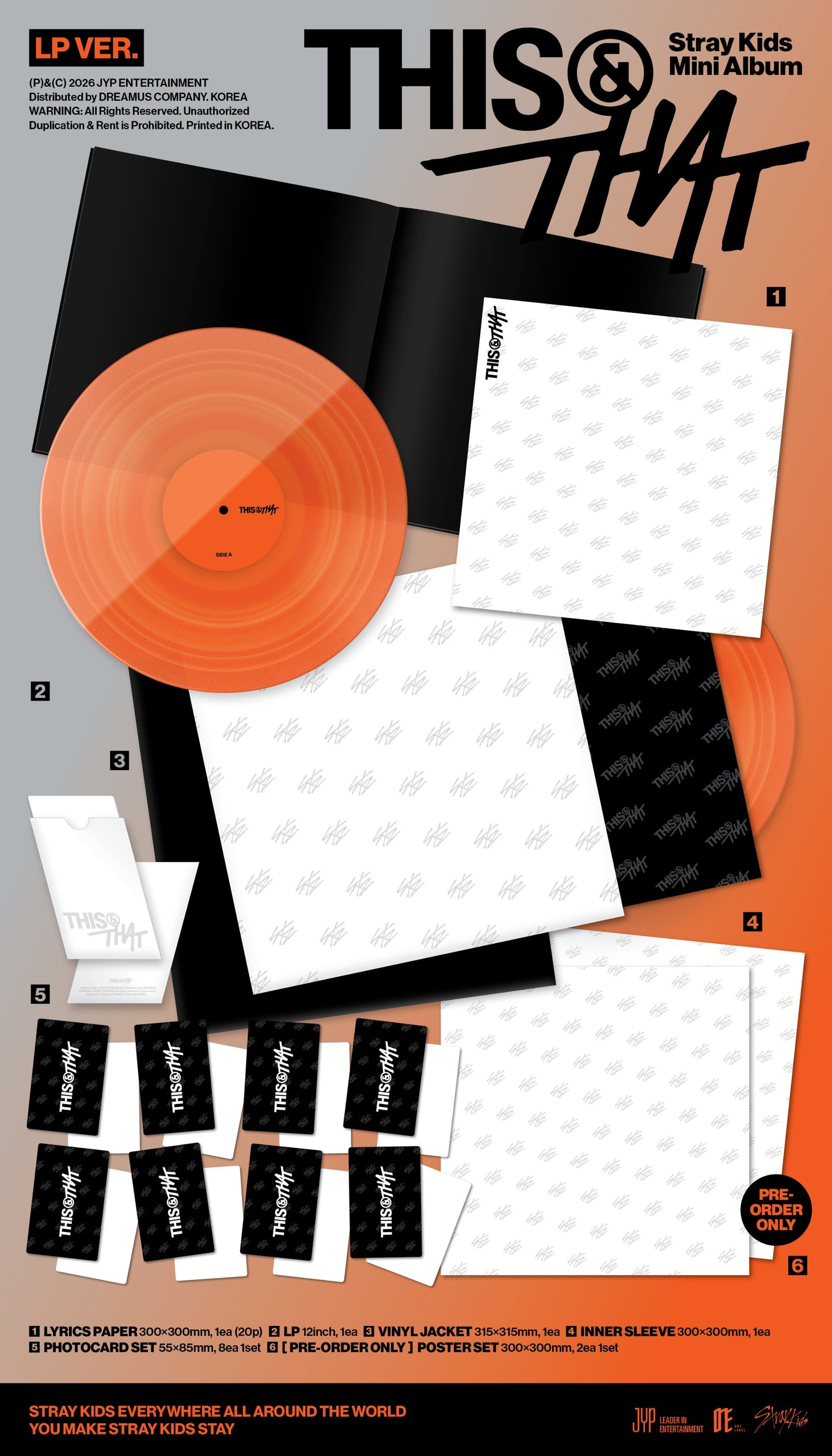 Stray Kids THIS & THAT (LP Ver.) + KKANG Gift