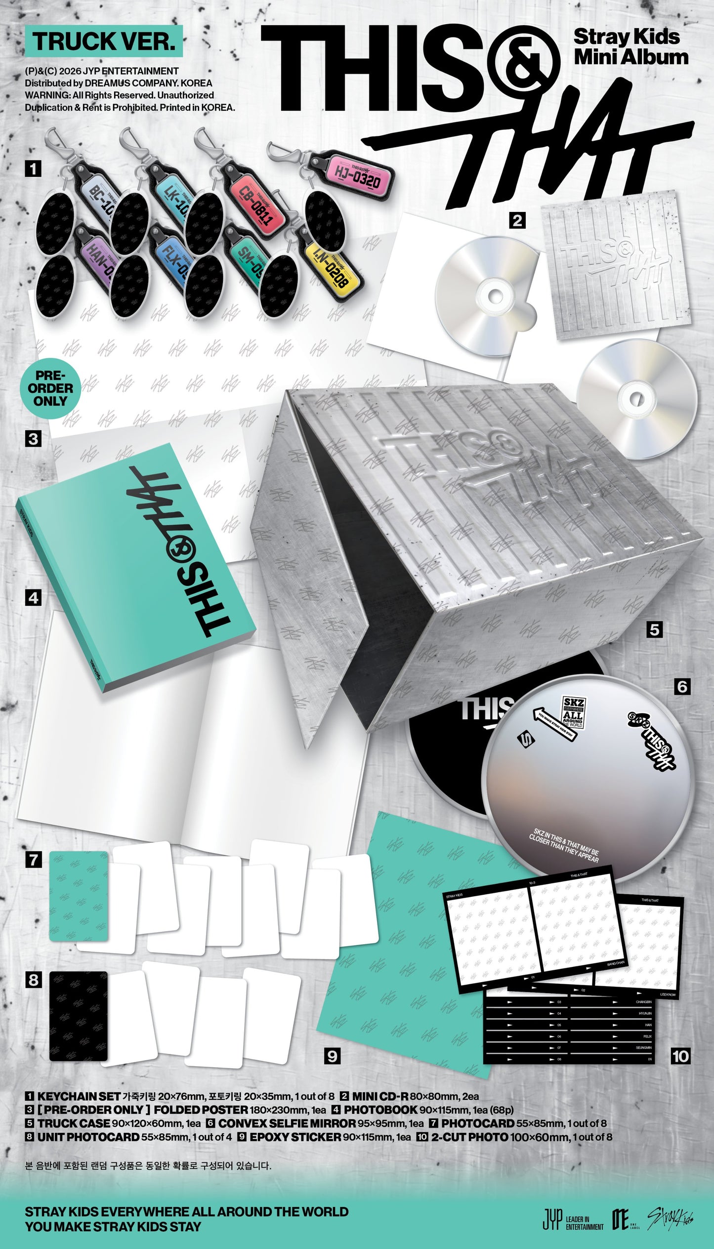 Stray Kids THIS & THAT (TRUCK VER.) (LIMITED) + Aladin Gift