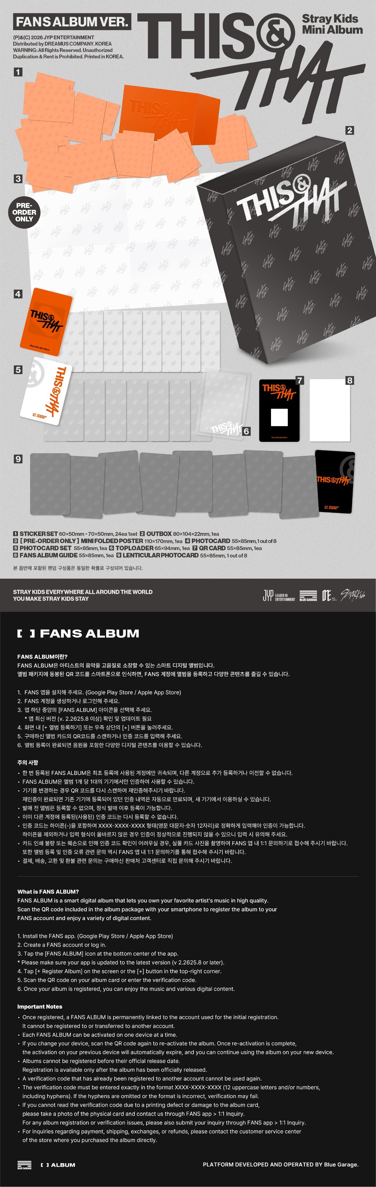 Stray Kids THIS & THAT (FANS ALBUM Ver.)