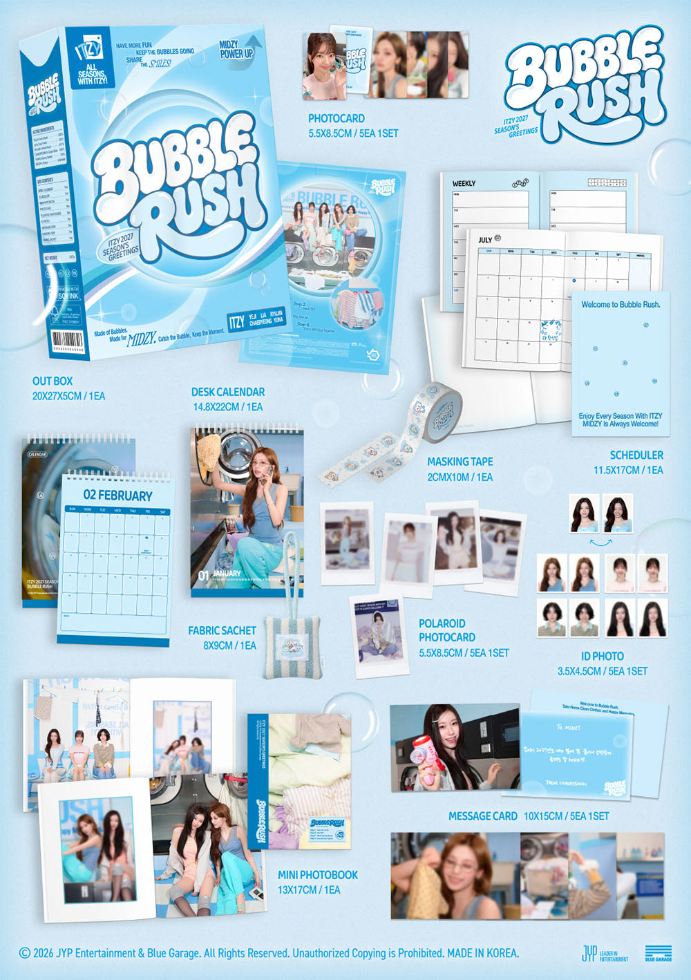 ITZY – 2027 Season’s Greetings [BUBBLE RUSH] + Apple Music Gift