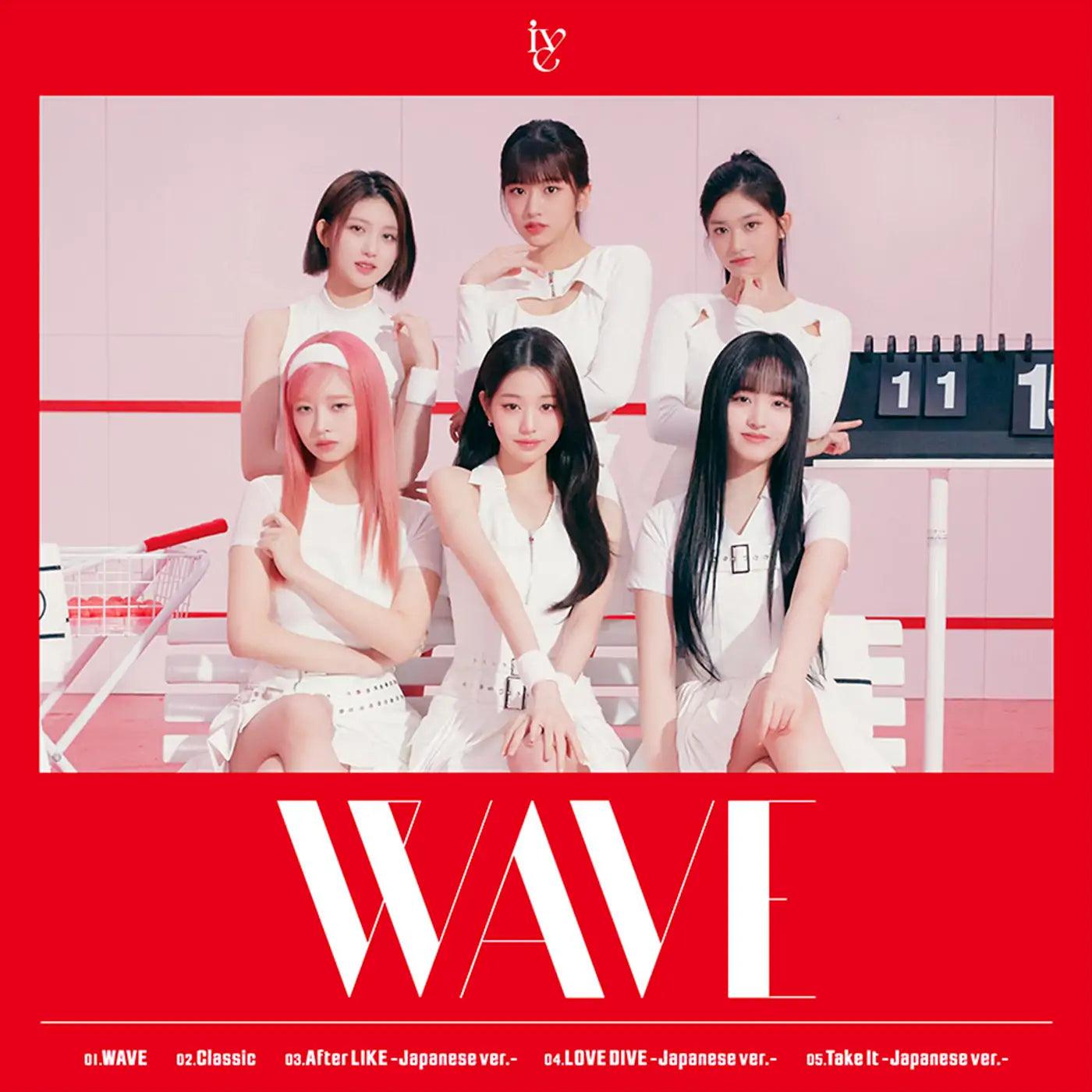 IVE JAPAN 1st EP [WAVE] (Regular Ver.) + Soundwave Fansign Benefit Photocard - KKANG