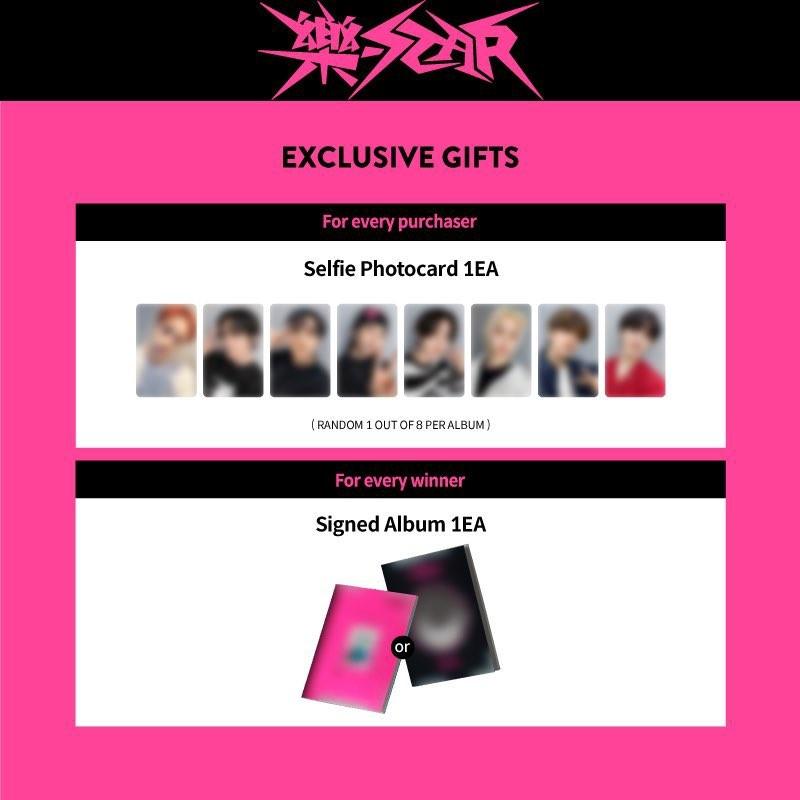 Stray Kids 樂- STAR (ROCKSTAR) MMT Fansign Photocard - KKANG