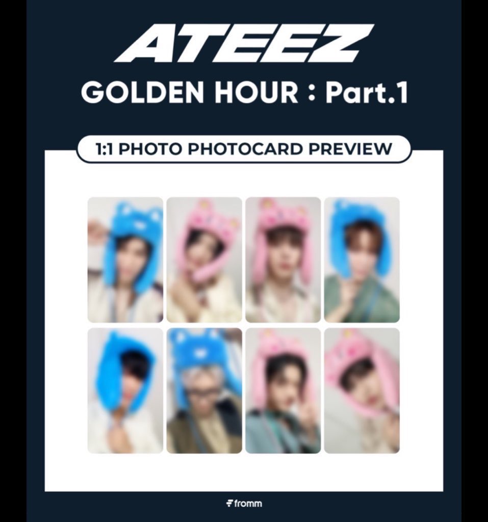 ATEEZ Golden Hour Fansign Benefit Photocard (1)