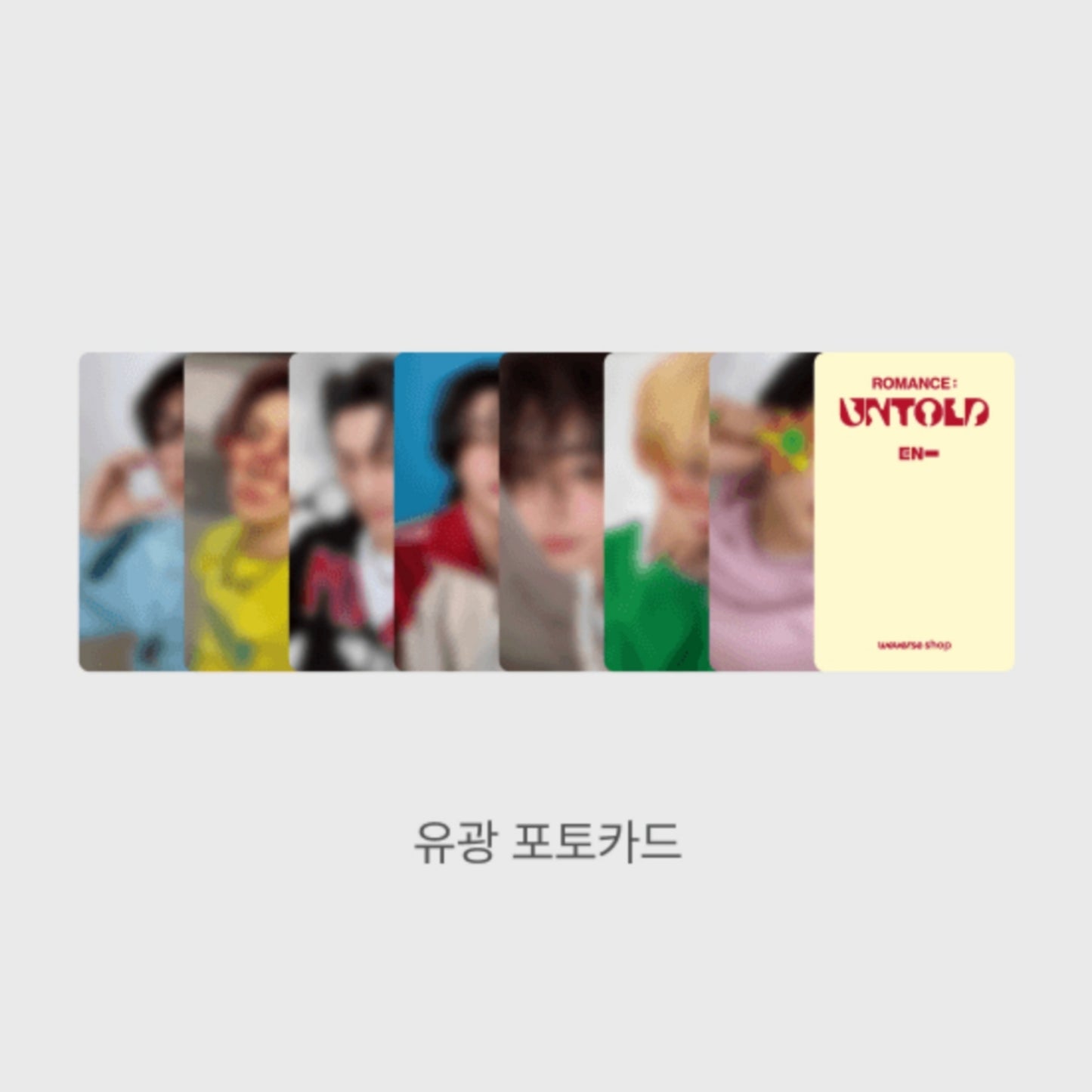 ENHYPEN ROMANCE: UNTOLD SHOWCASE LIVE PHOTOCARD