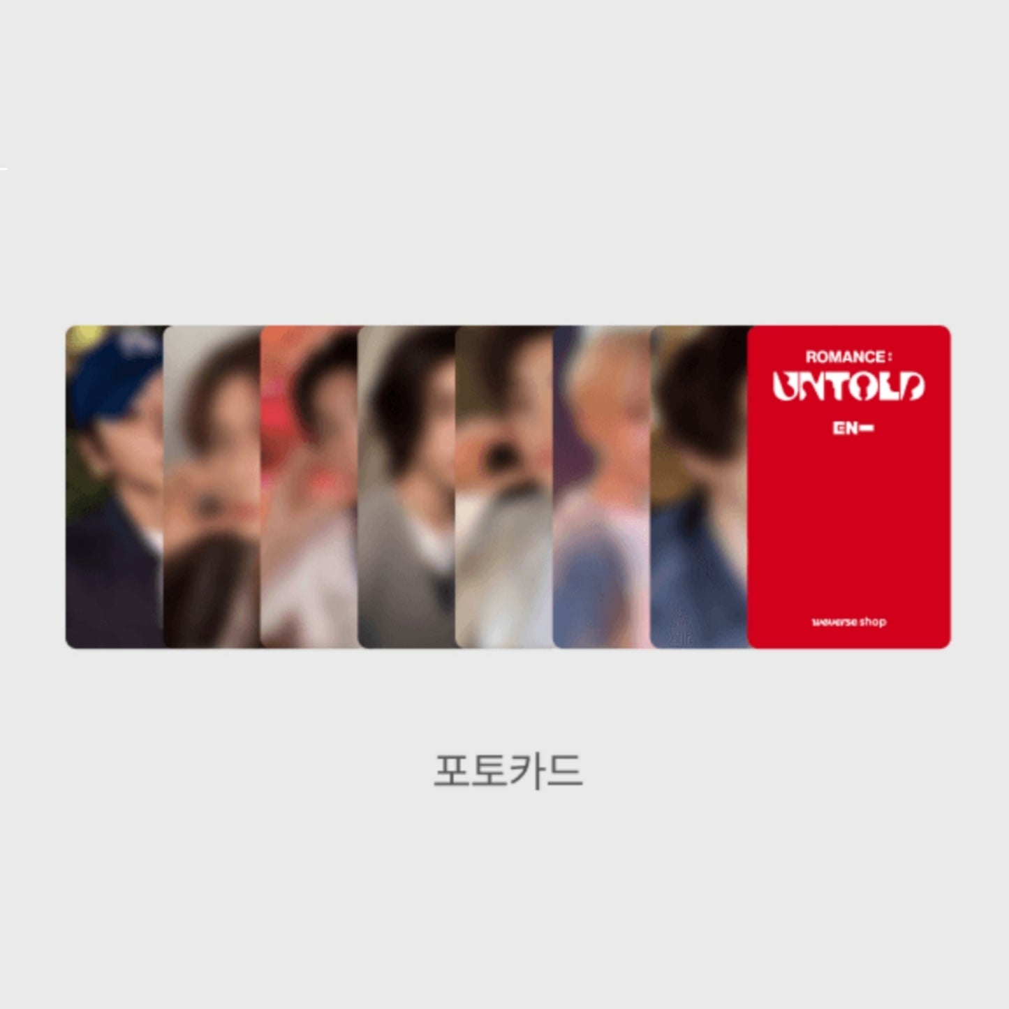 ENHYPEN ROMANCE: UNTOLD COMEBACK LIVE PHOTOCARD