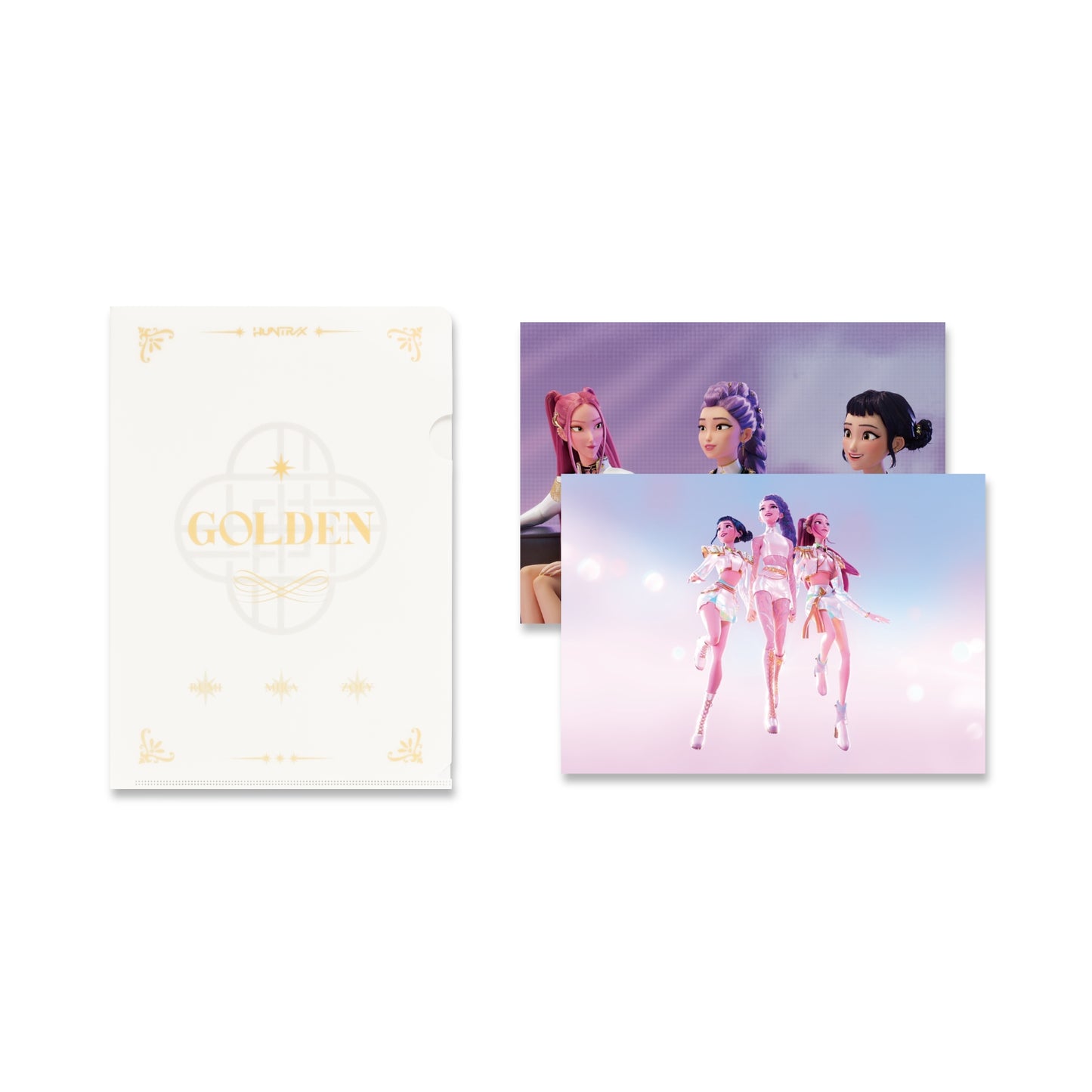 [KPOP DEMON HUNTERS MD] L Holder Poster Set Golden