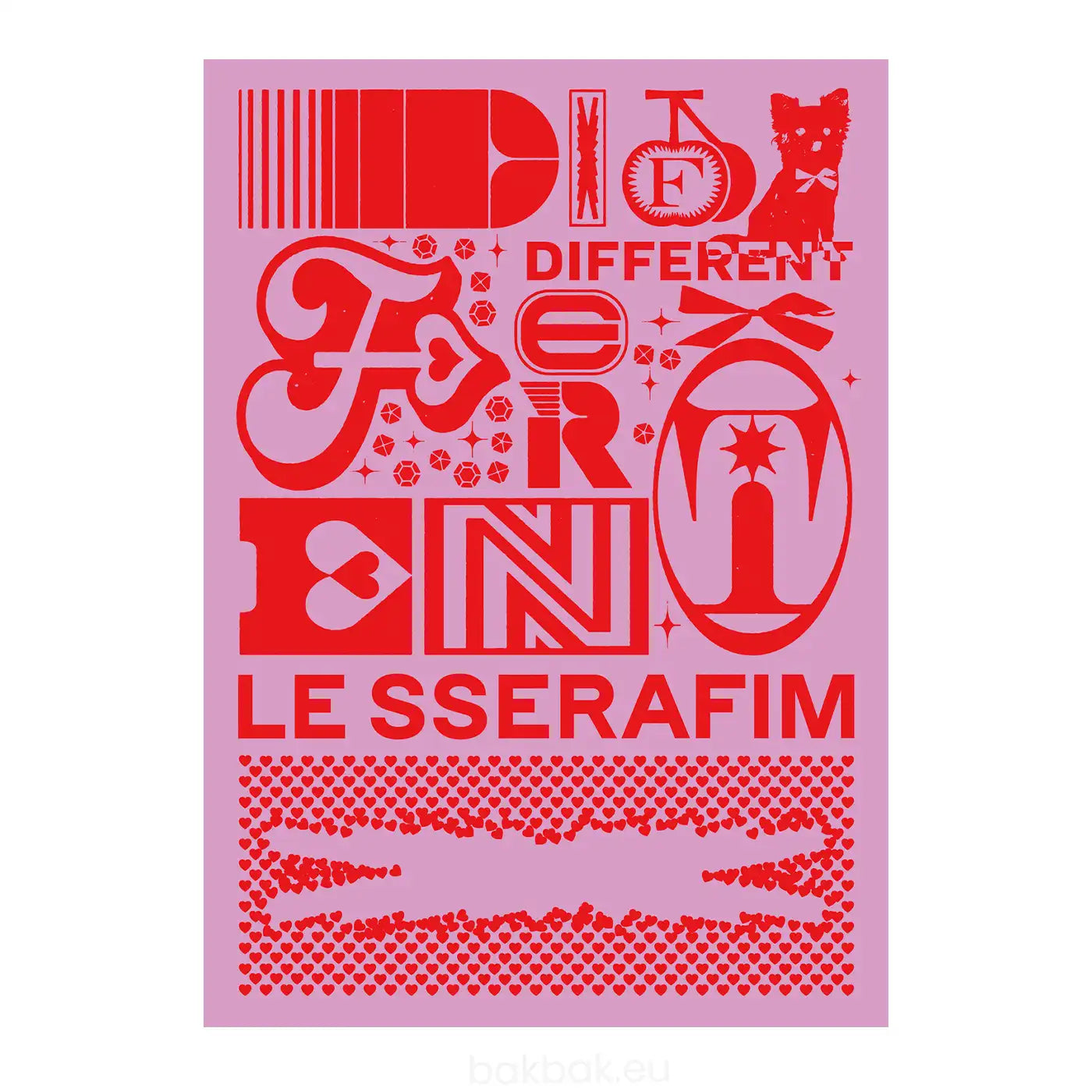 LE SSERAFIM JAPAN 4th Single 'DIFFERENT' (Limited Edition B) + Tower Record Gift