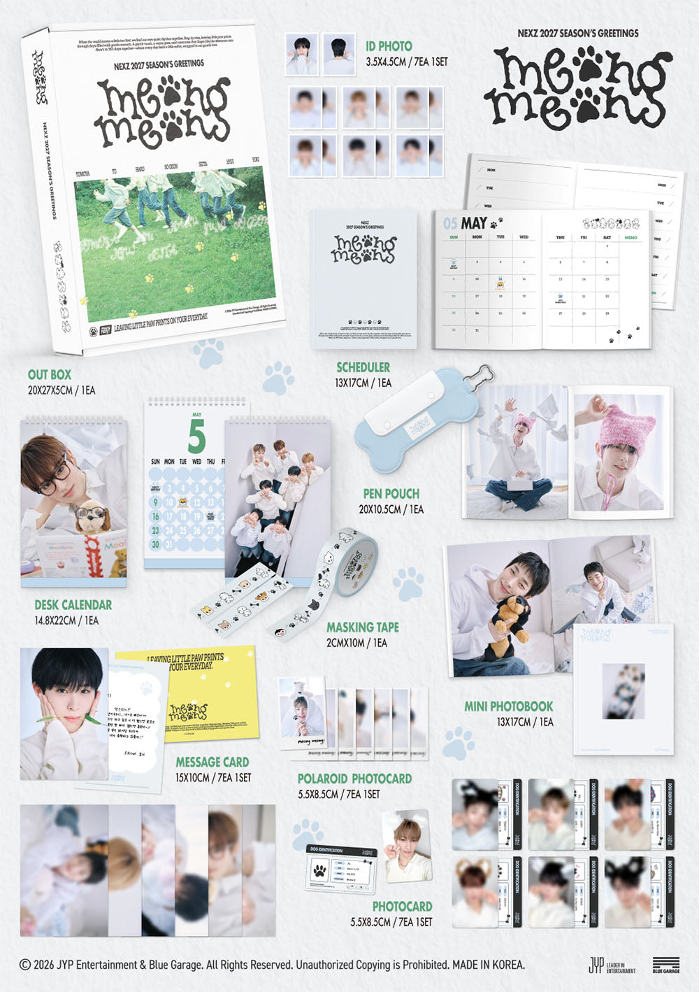 NEXZ – 2027 Season’s Greetings [meong meong] + Apple Music Gift