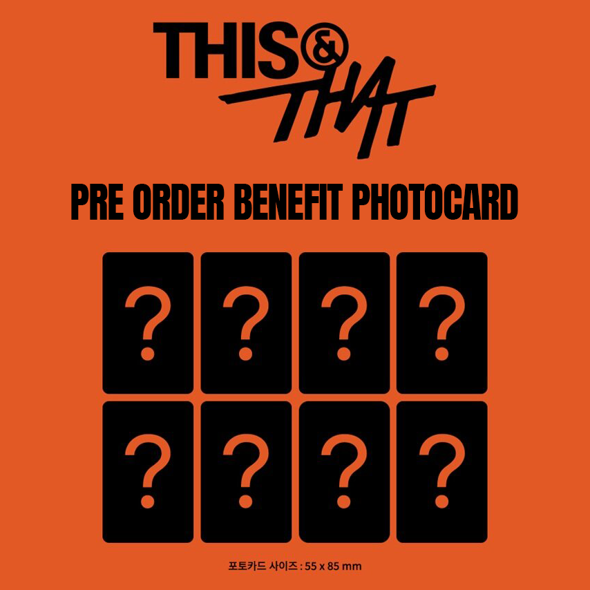 Stray Kids THIS & THAT ALADIN POB Photocard