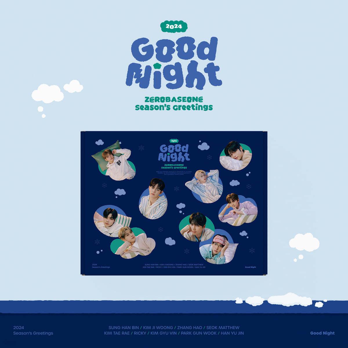 ZEROBASEONE – 2024 SEASON’S GREETINGS [Good Night] + APPLE MUSIC Gift - KKANG