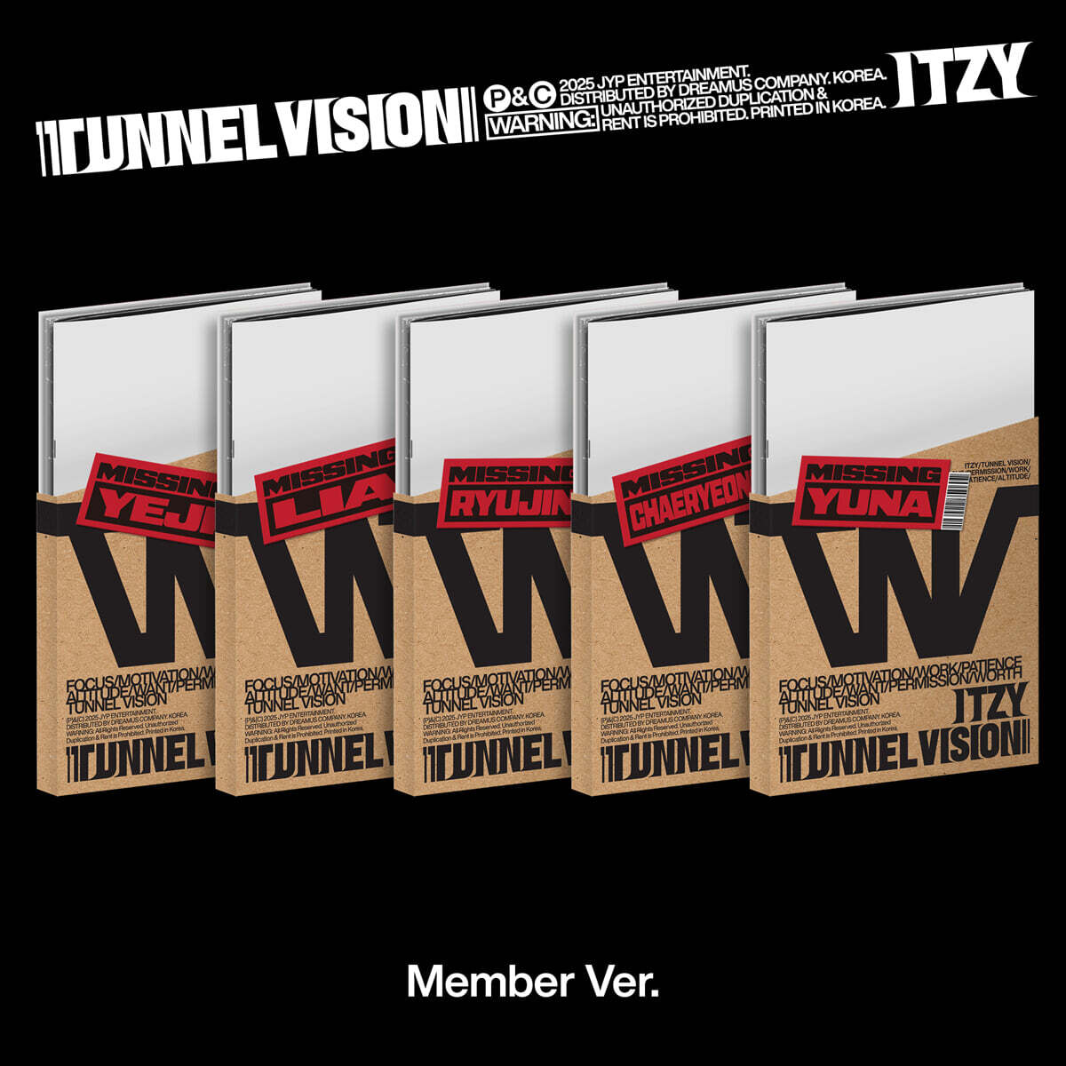 ITZY – [TUNNEL VISION] (Member Ver.) (Random)