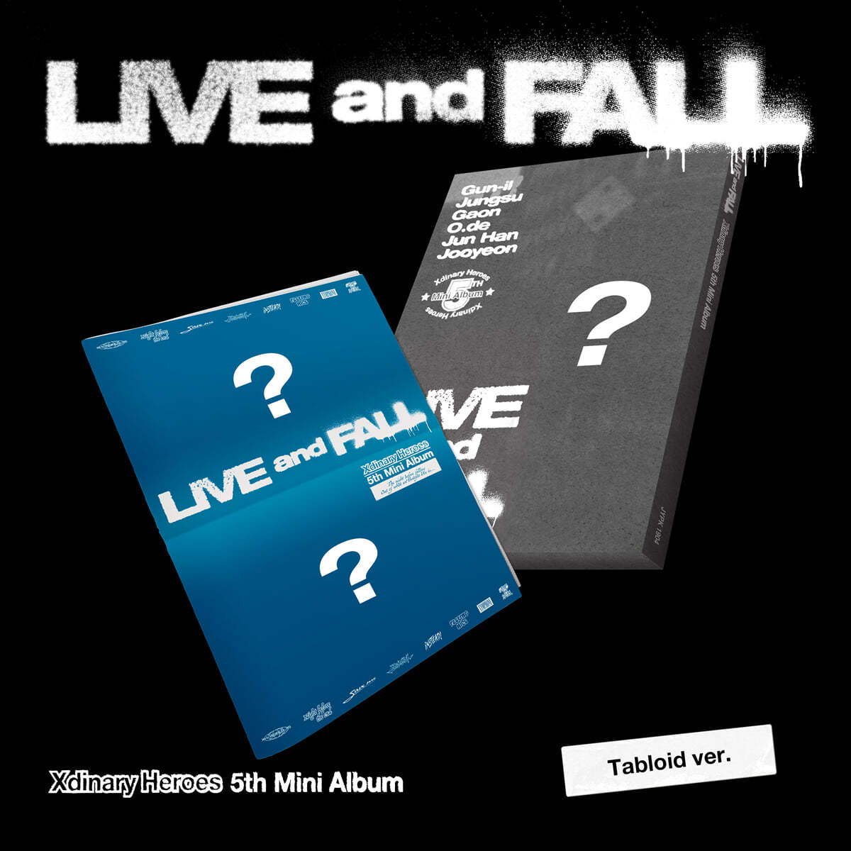 Xdinary Heroes 5th Mini Album – LIVE and FALL (Tabloid Ver.)