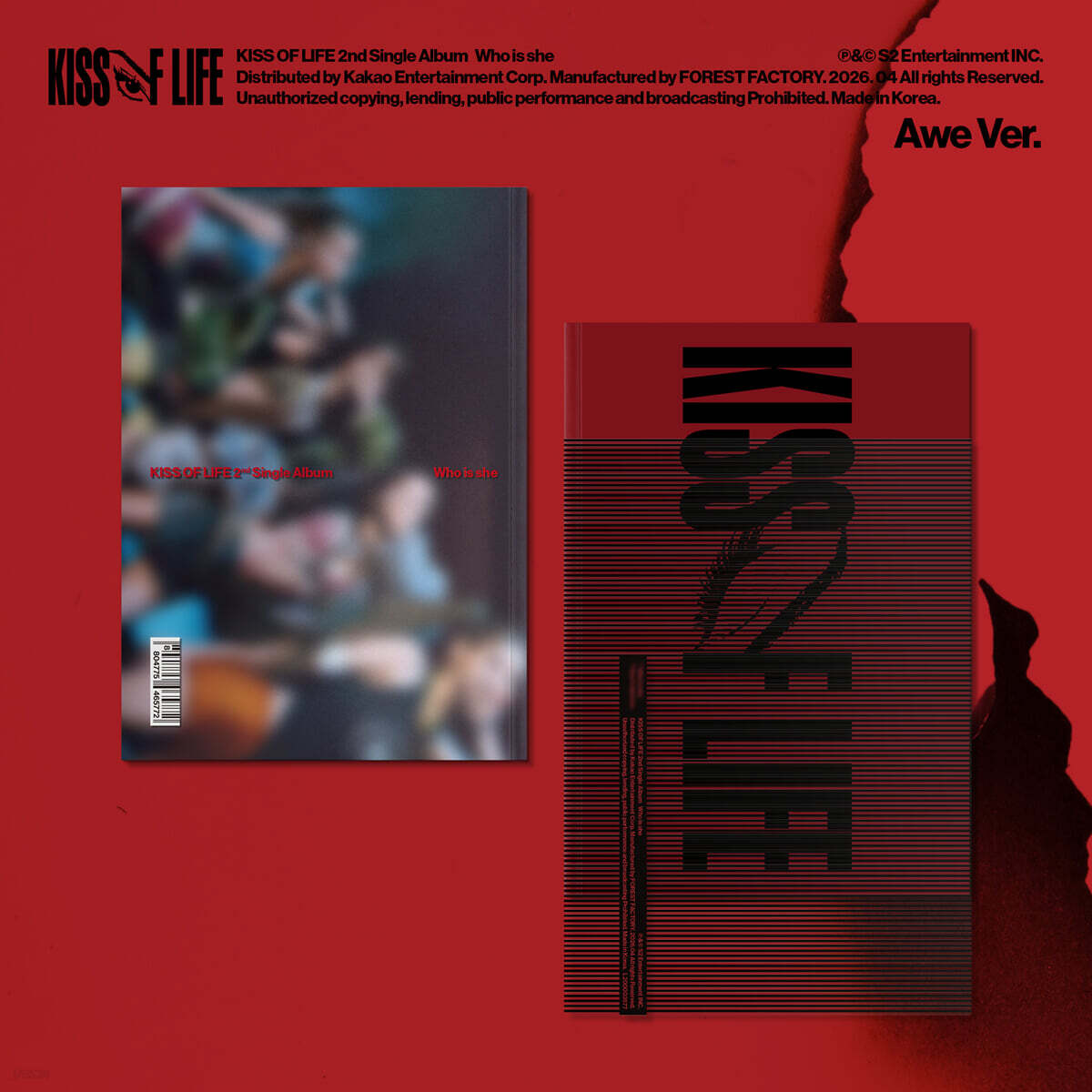 KISS OF LIFE – 2nd Single Album [Who is she] (Awe Ver.)