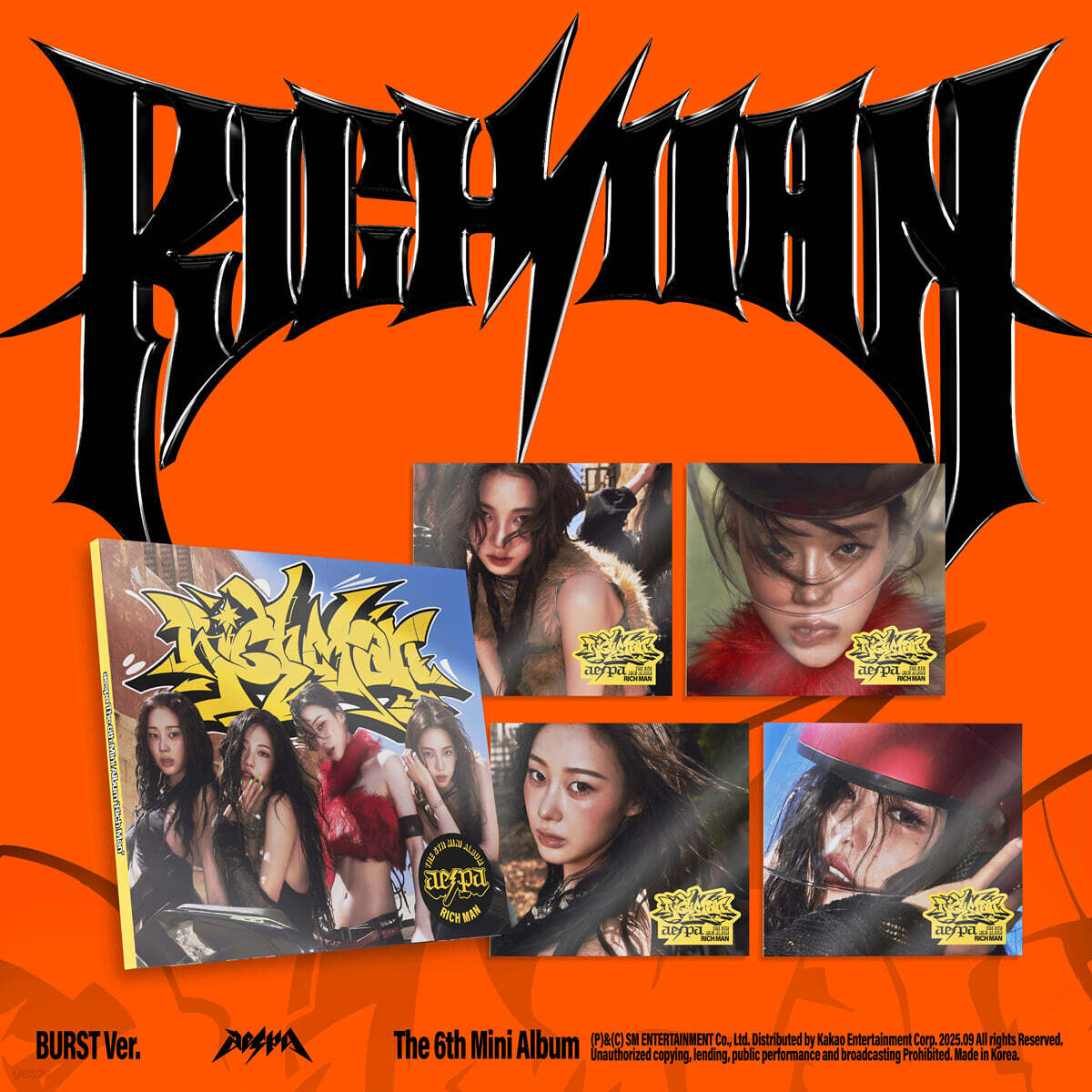 aespa The 6th Mini Album – Rich Man (BURST Ver.) (Random)