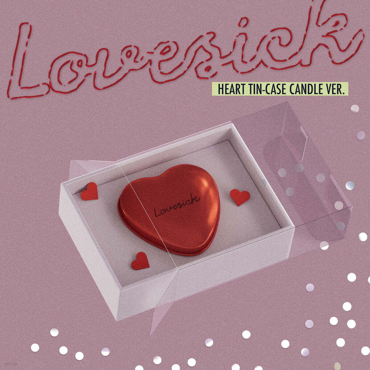 CHAERYEONG – Lovesick (HEART TIN-CASE CANDLE Ver.)