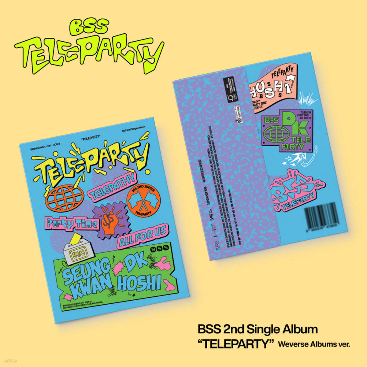 BSS 2nd Single Album – TELEPARTY (Weverse Albums Ver.) + Fanplee Gift