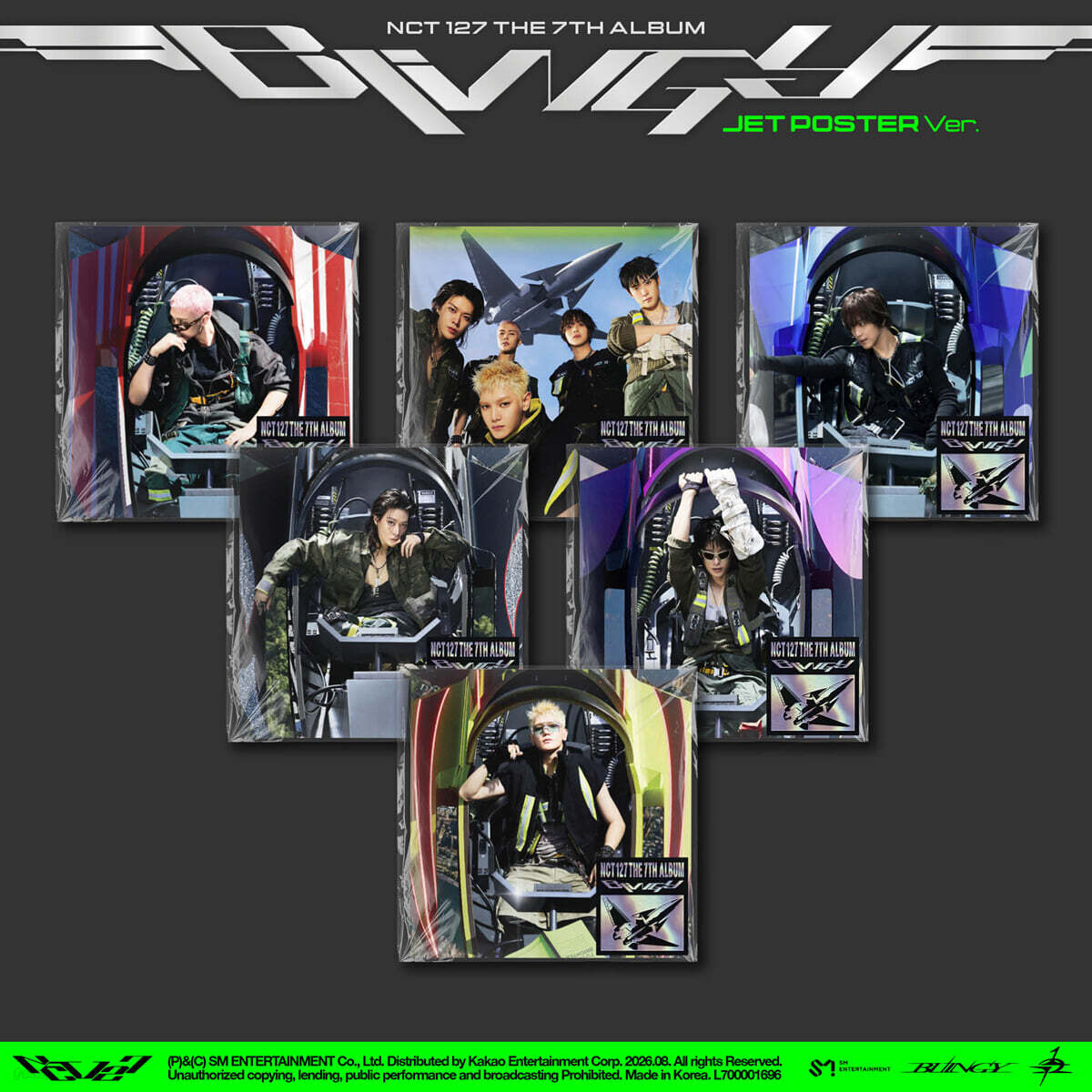 NCT 127 – The 7th Album [BLINGY] (JET Poster Ver.) (Random)