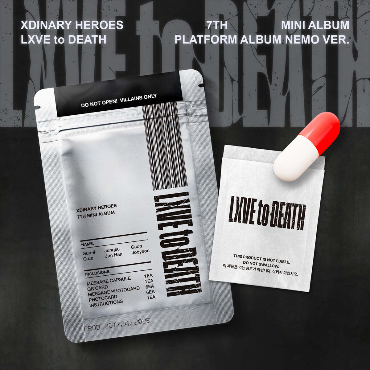 Xdinary Heroes – 7th Mini Album [LXVE to DEATH] (Platform Album Nemo Ver.)
