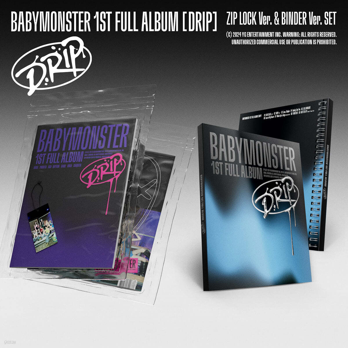 BABYMONSTER 1st FULL ALBUM – DRIP (Zip Lock/Binder Ver.) (Random)