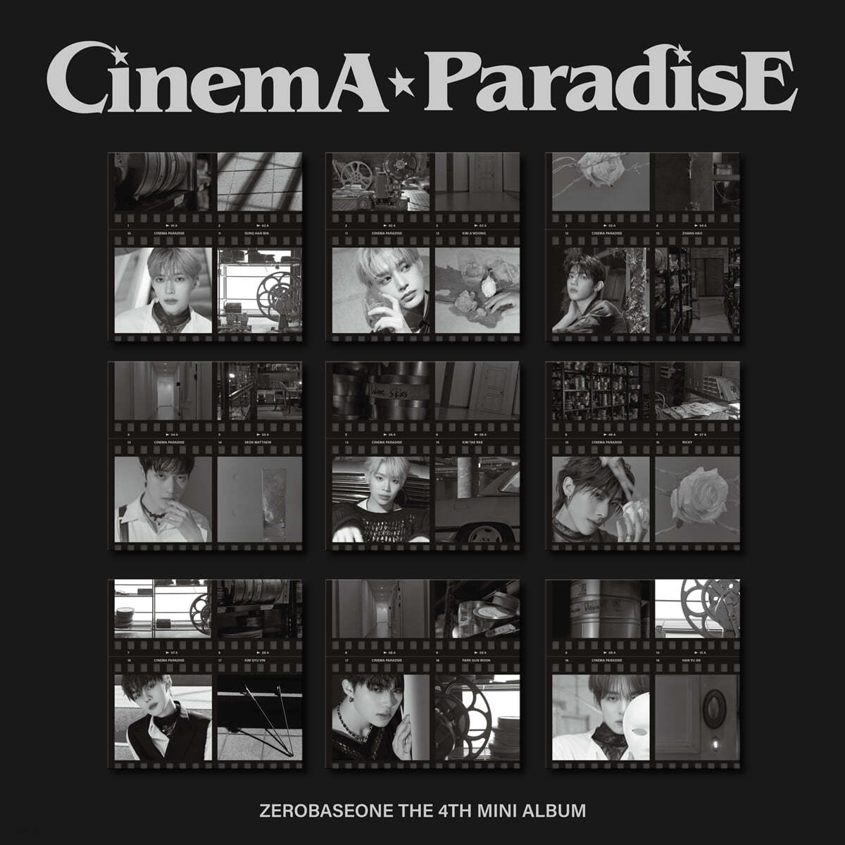 ZEROBASEONE The 4th Mini Album – CINEMA PARADISE (DIGIPACK Ver.) (Random)