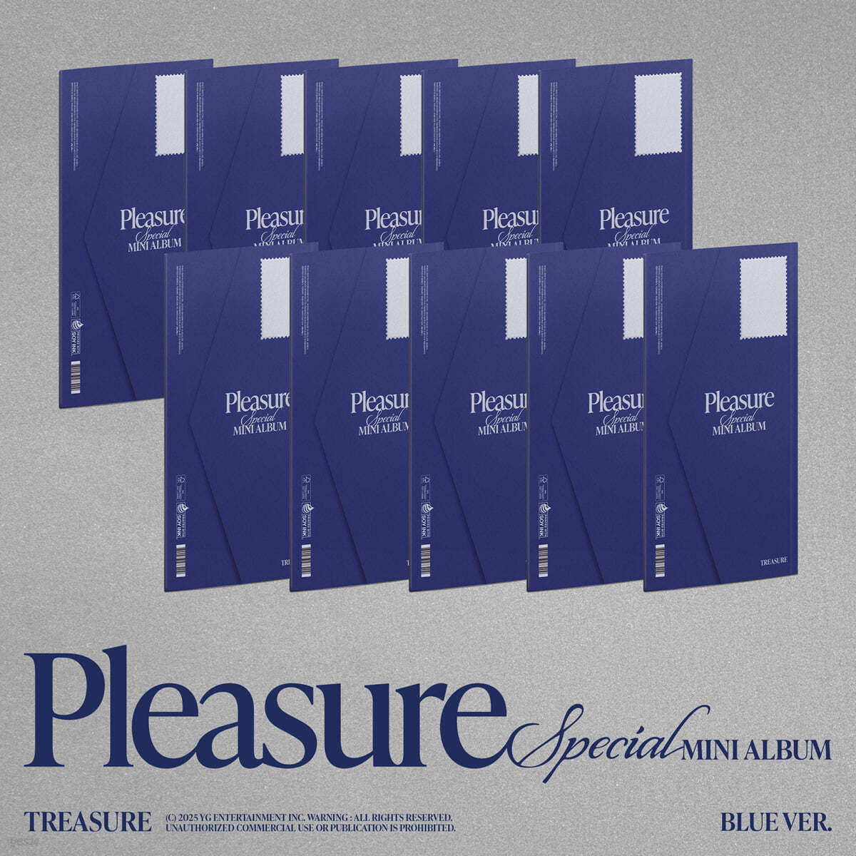 TREASURE SPECIAL MINI ALBUM – PLEASURE (BLUE Ver.) (Random)