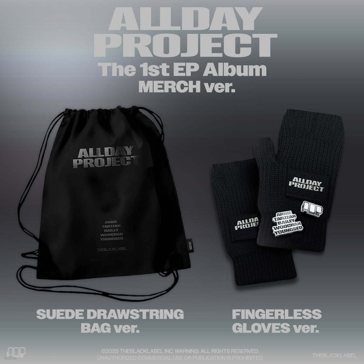 ALLDAY PROJECT – The 1st EP Album [ALLDAY PROJECT] (MERCH Ver.) (DRAWSTRING BAG Ver.)