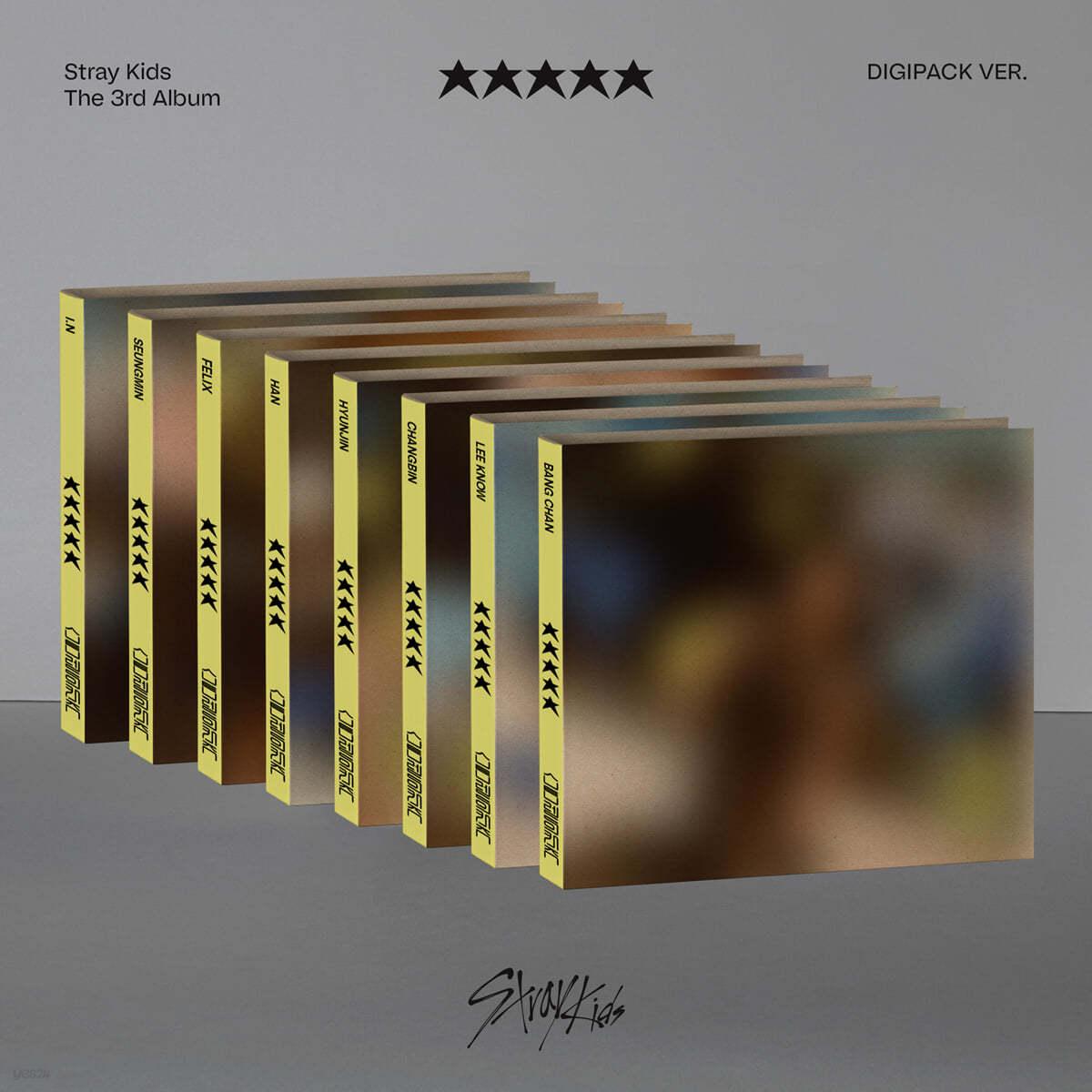 Stray Kids Album Vol. 3 - ★★★★★ (5-STAR) (Digipack Ver.) (Random) - KKANG