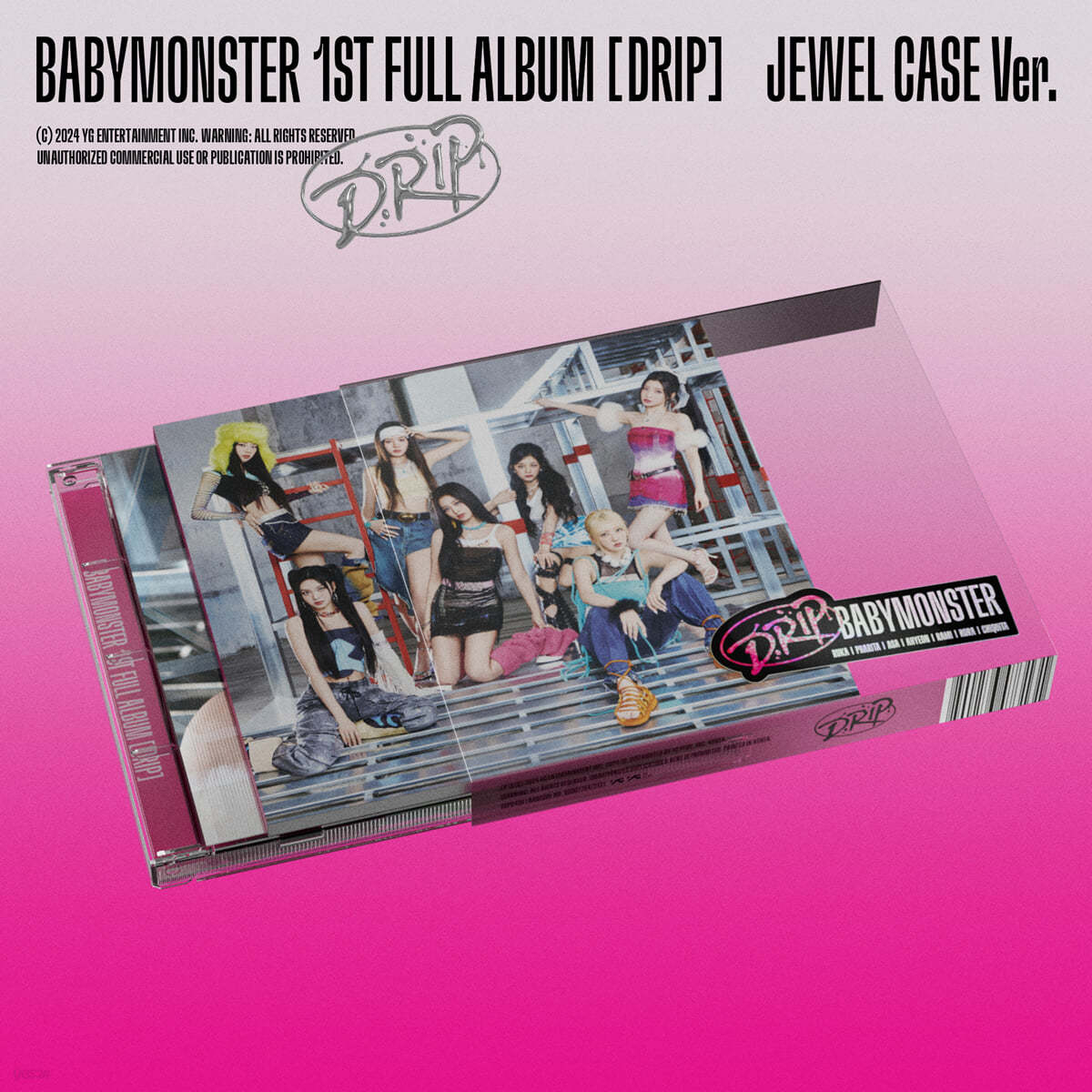 BABYMONSTER 1st FULL ALBUM – DRIP (JEWEL CASE Ver.)