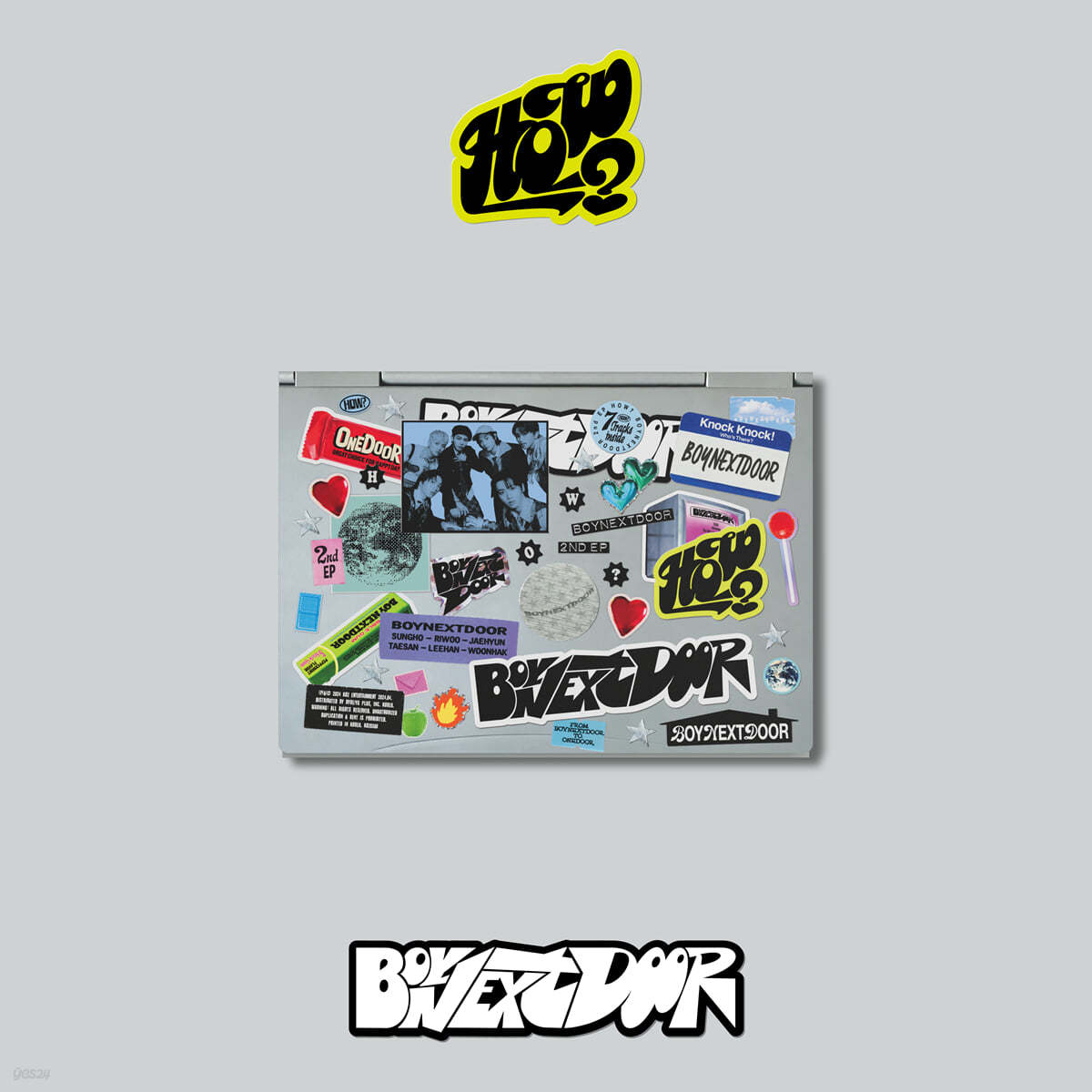 BOYNEXTDOOR 2nd EP – HOW? (Sticker Ver.) (Random) + Weverse Gift