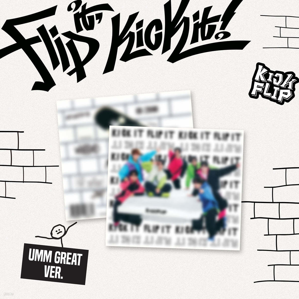 KickFlip 1st Mini Album – Flip it, Kick it! (Umm Great Ver.)