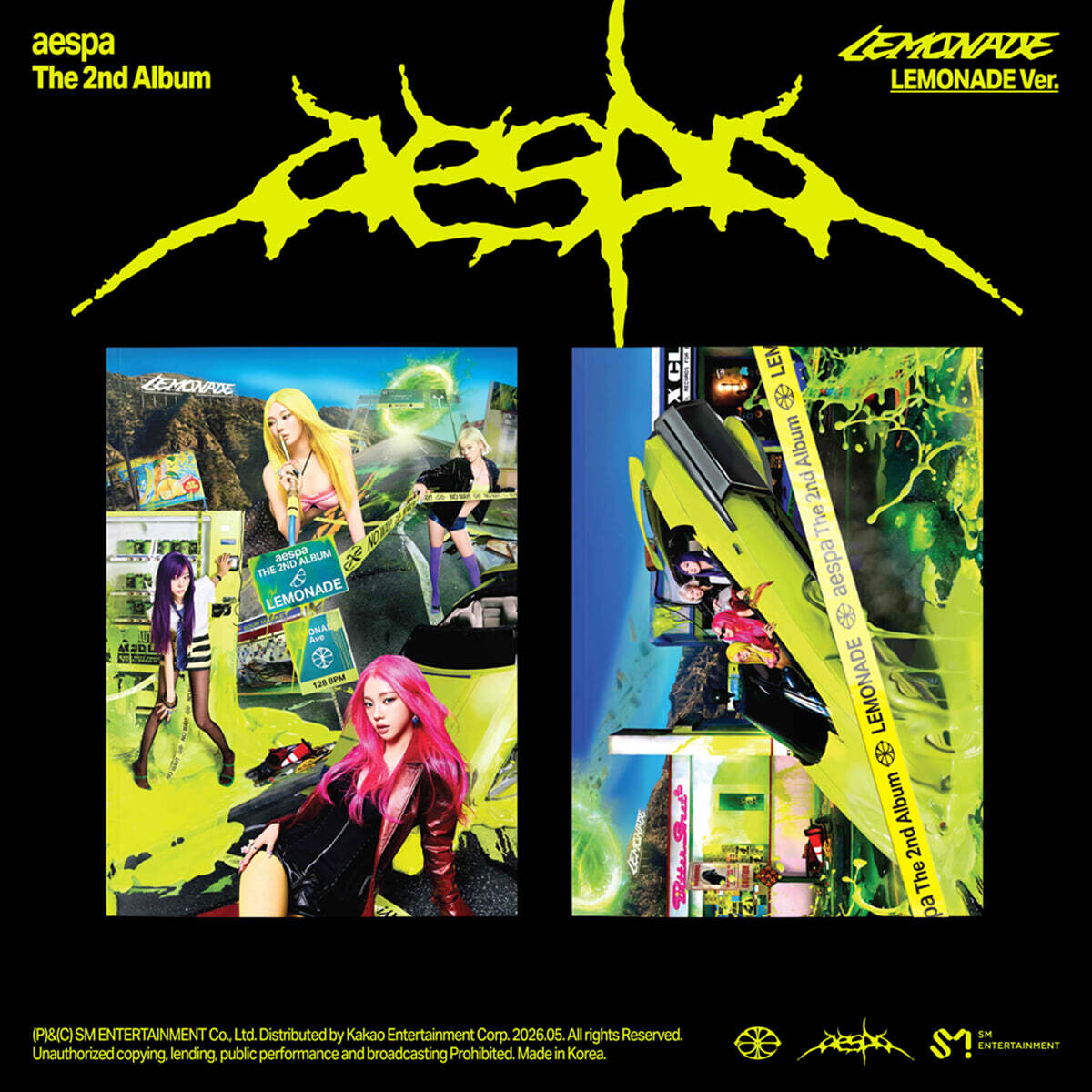 aespa – The 2nd Album [LEMONADE] (LEMONADE Ver.) (Random)