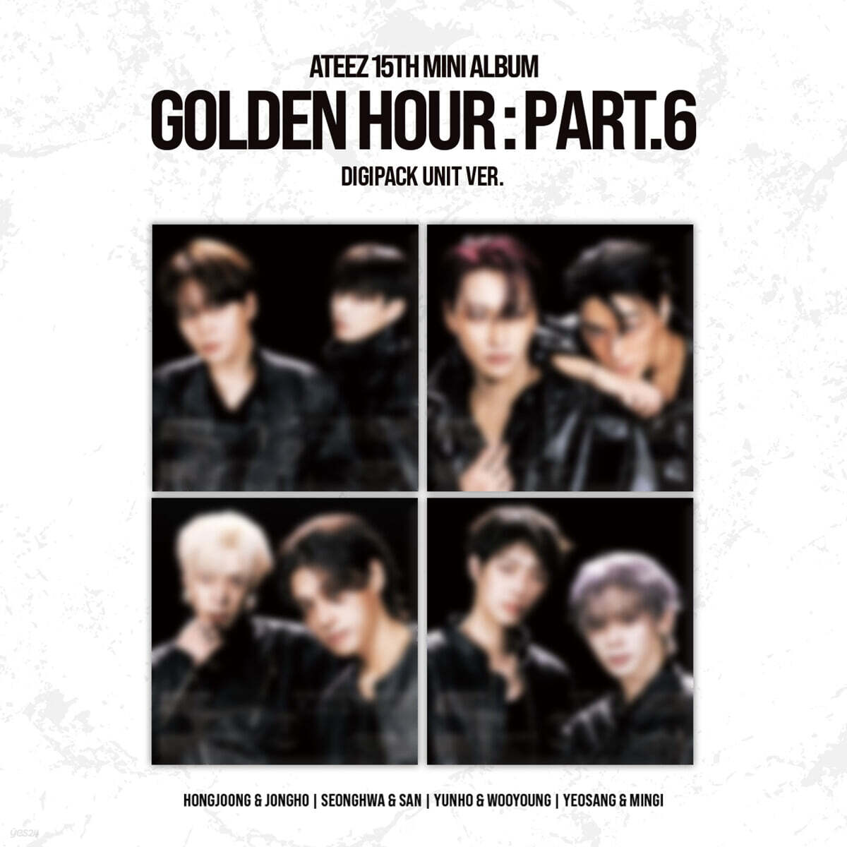 ATEEZ – 15TH MINI ALBUM [GOLDEN HOUR : Part.6] (DIGIPACK UNIT VER.) (Random)