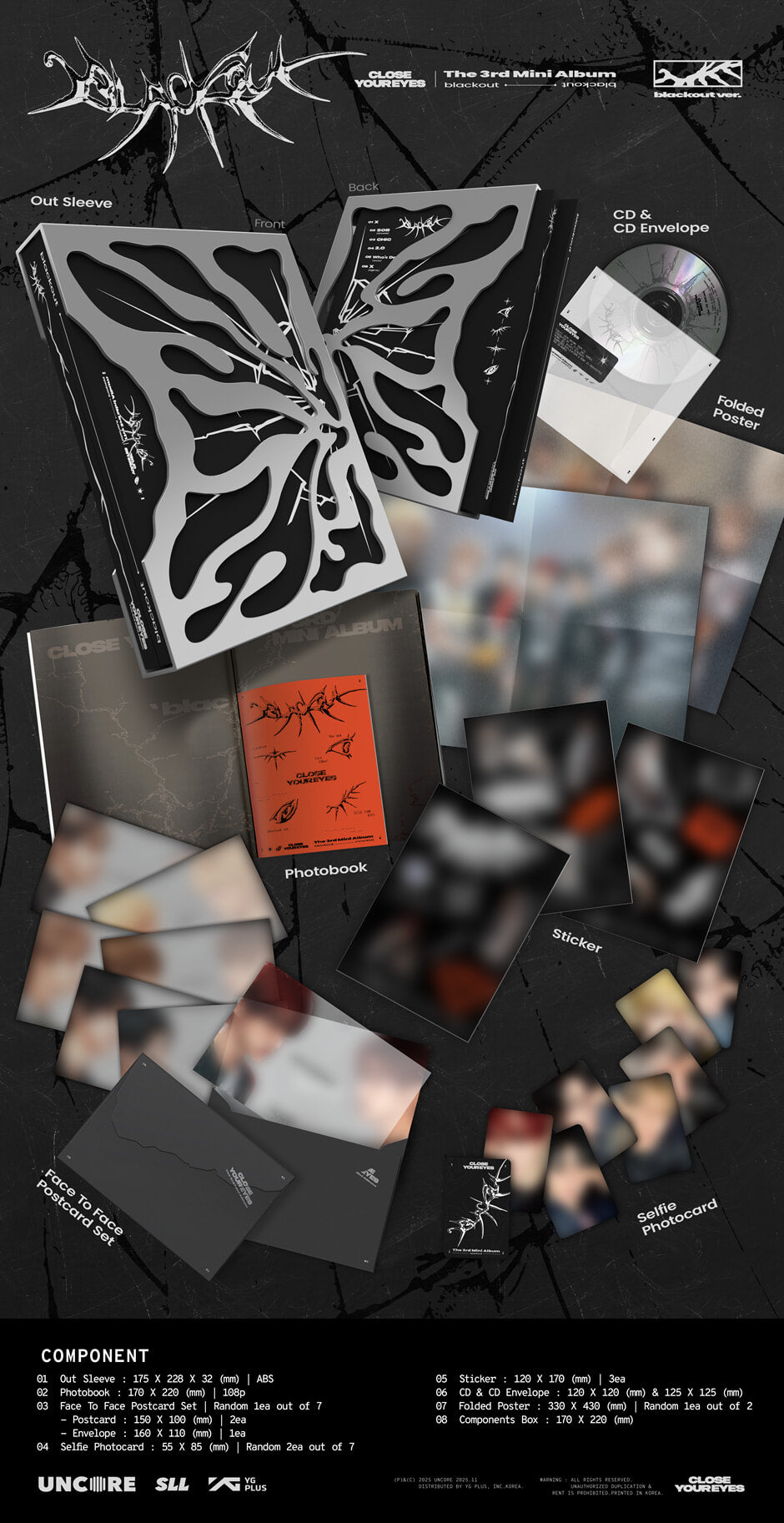 CLOSE YOUR EYES – The 3rd Mini Album [blackout] (blackout Ver.)