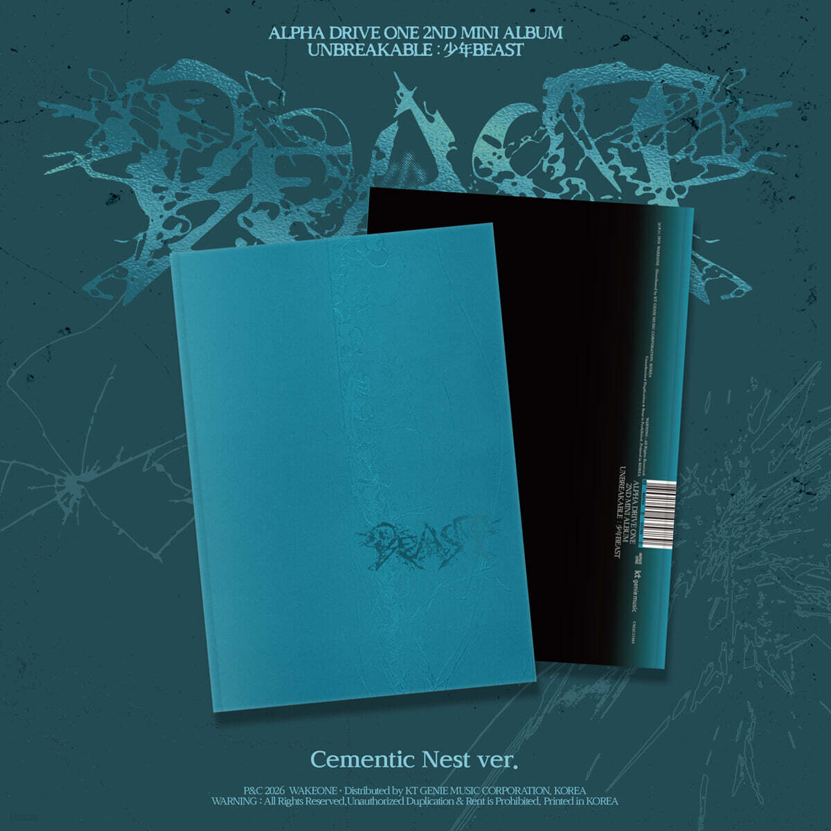 ALPHA DRIVE ONE – THE 2ND MINI ALBUM ‘UNBREAKABLE : 少年BEAST’ (Cementic Nest Ver.)