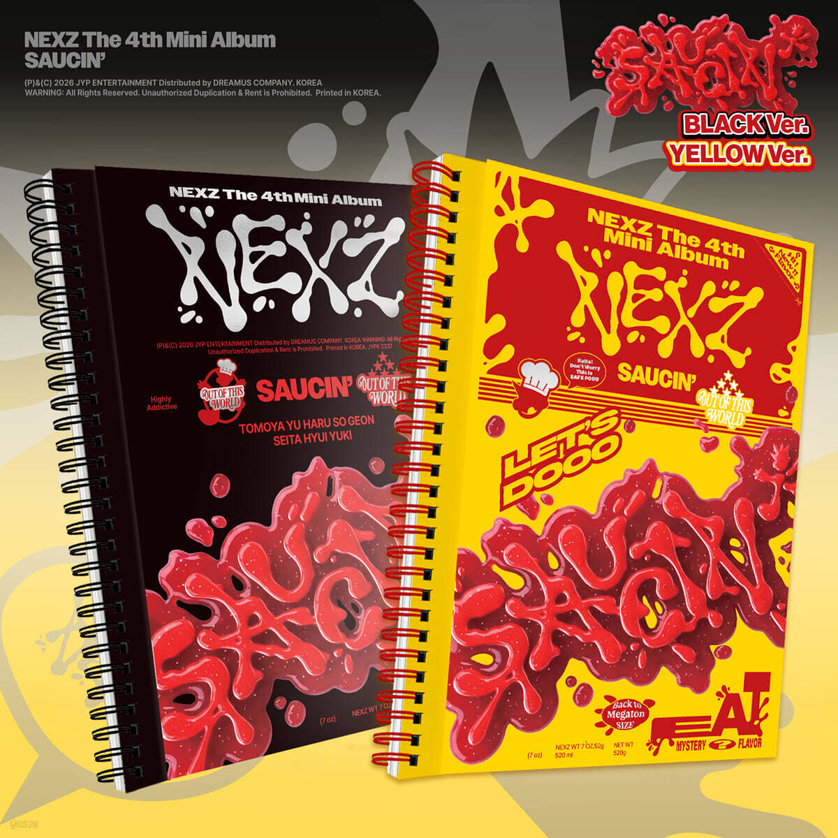 NEXZ – The 4th Mini Album [SAUCIN’] (Random)