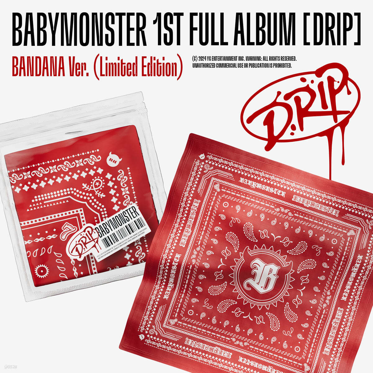 BABYMONSTER 1st FULL ALBUM – DRIP (BANDANA Ver.) (Limited Edition)