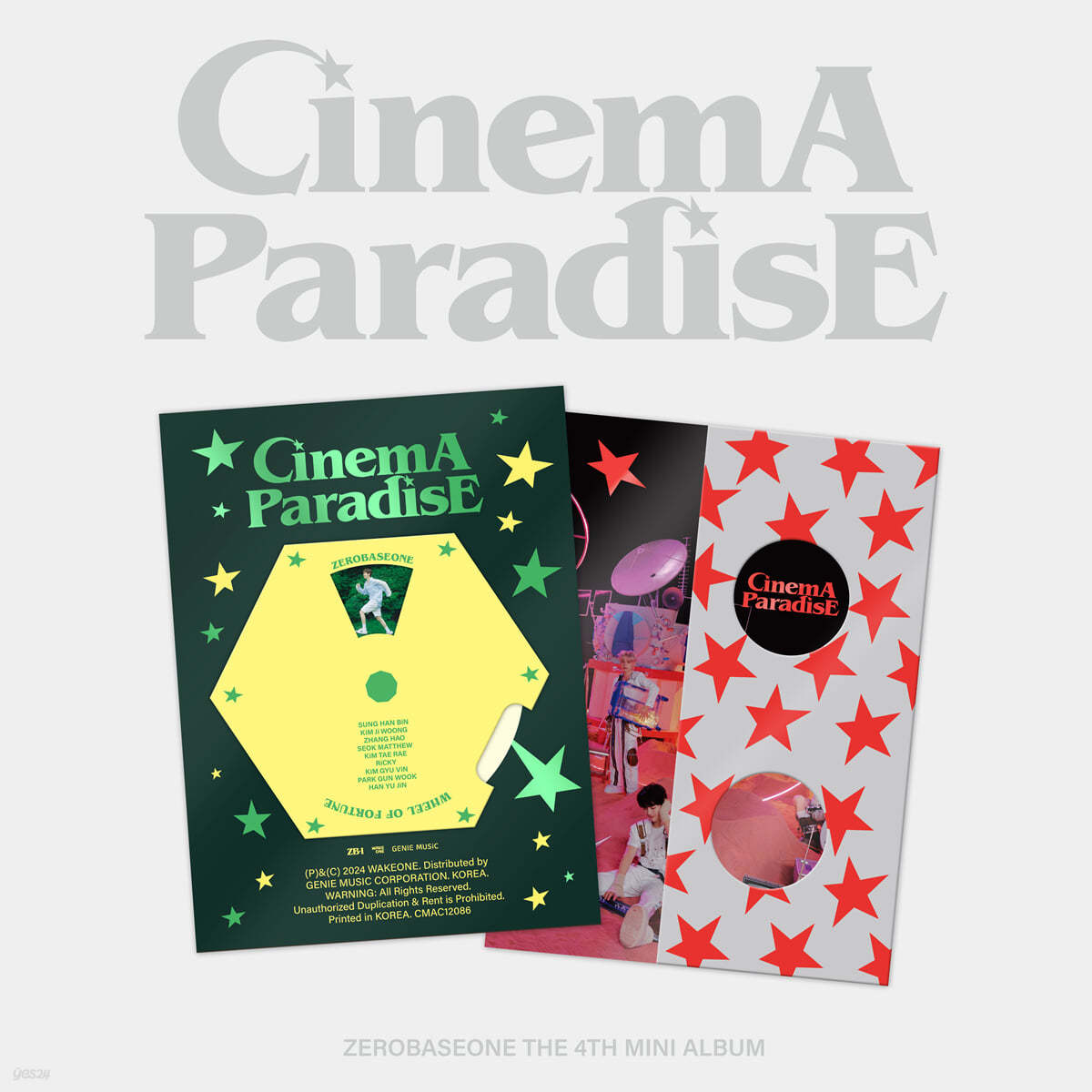 ZEROBASEONE The 4th Mini Album – CINEMA PARADISE (Random) + Yes24 Gift