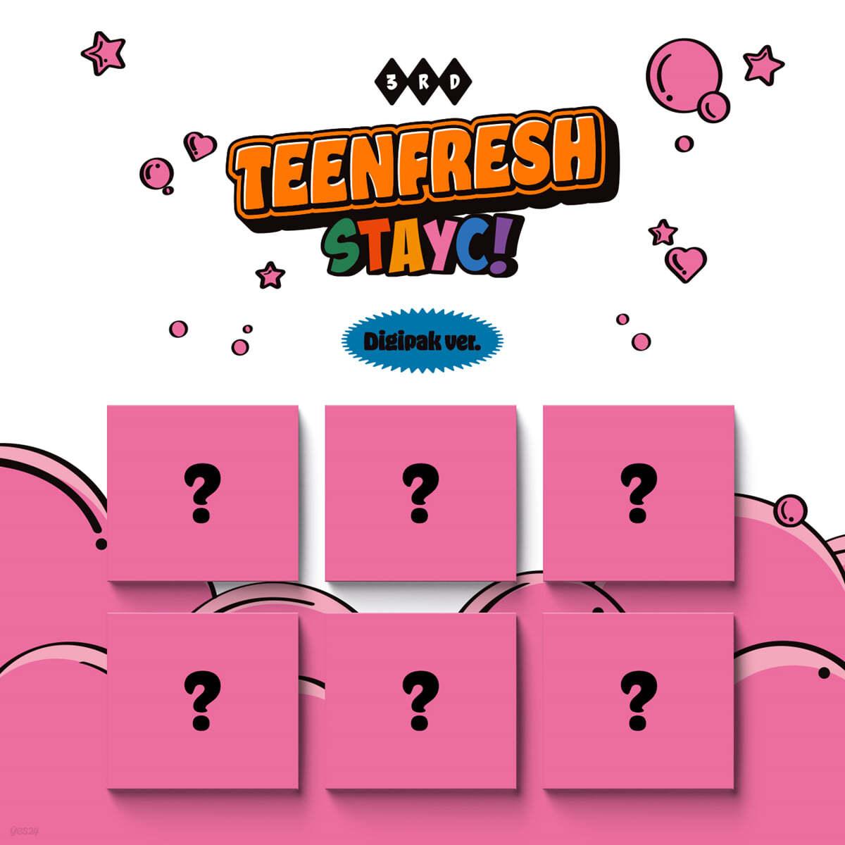 STAYC Mini Album Vol. 3 - TEENFRESH (Digipak Ver.) (Random) + Weverse Gift - KKANG