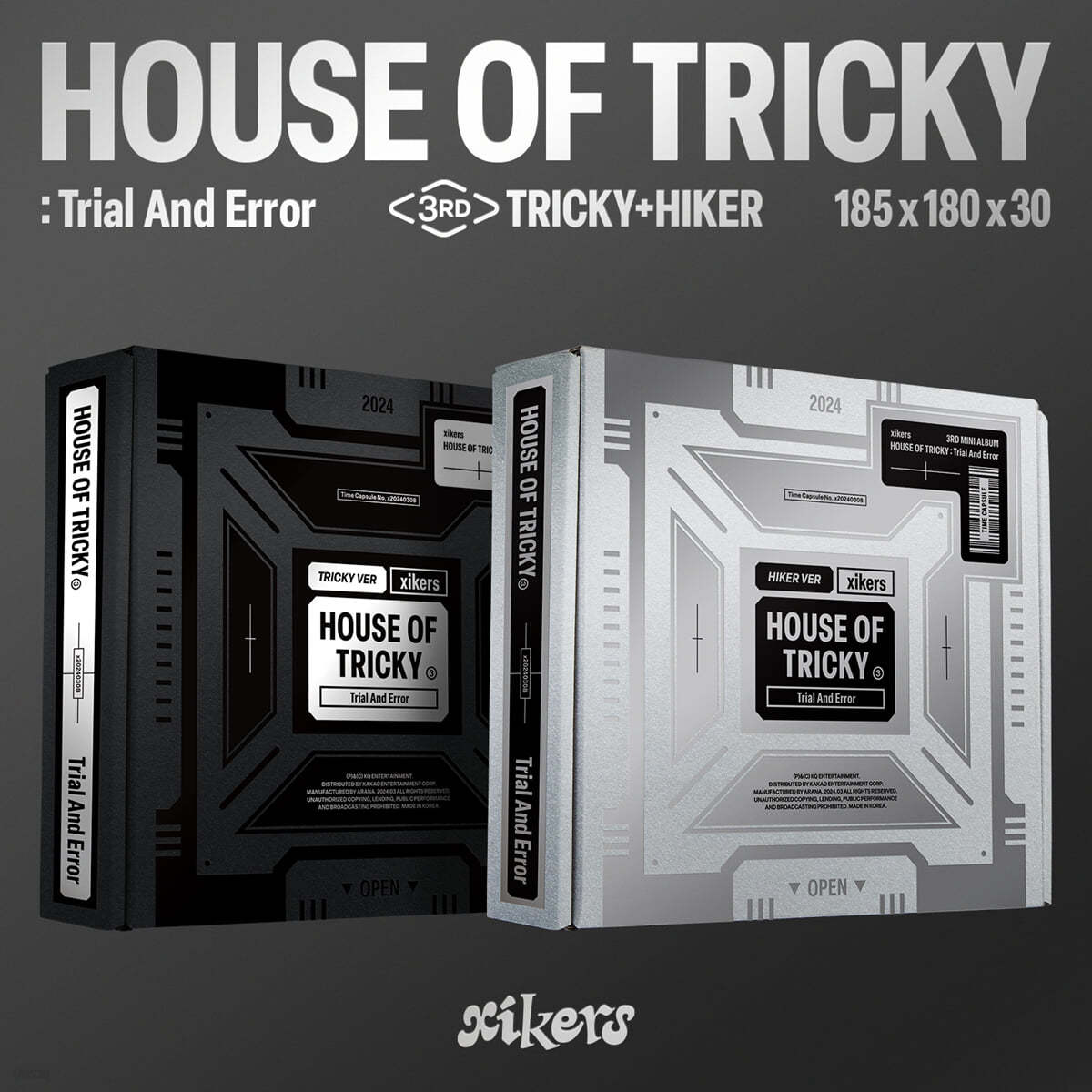 xikers 3RD MINI ALBUM – HOUSE OF TRICKY : Trial And Error (Random)