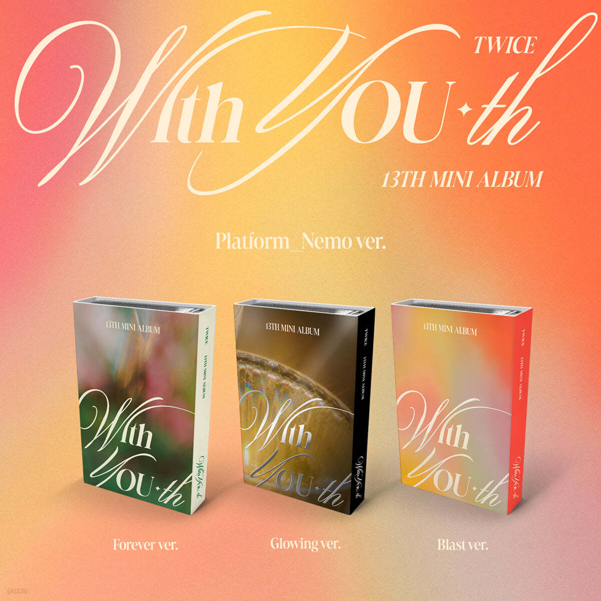 Twice Mini Album Vol. 13 – With YOU-th (Platform_Nemo Ver.) (Random) + JYP Gift