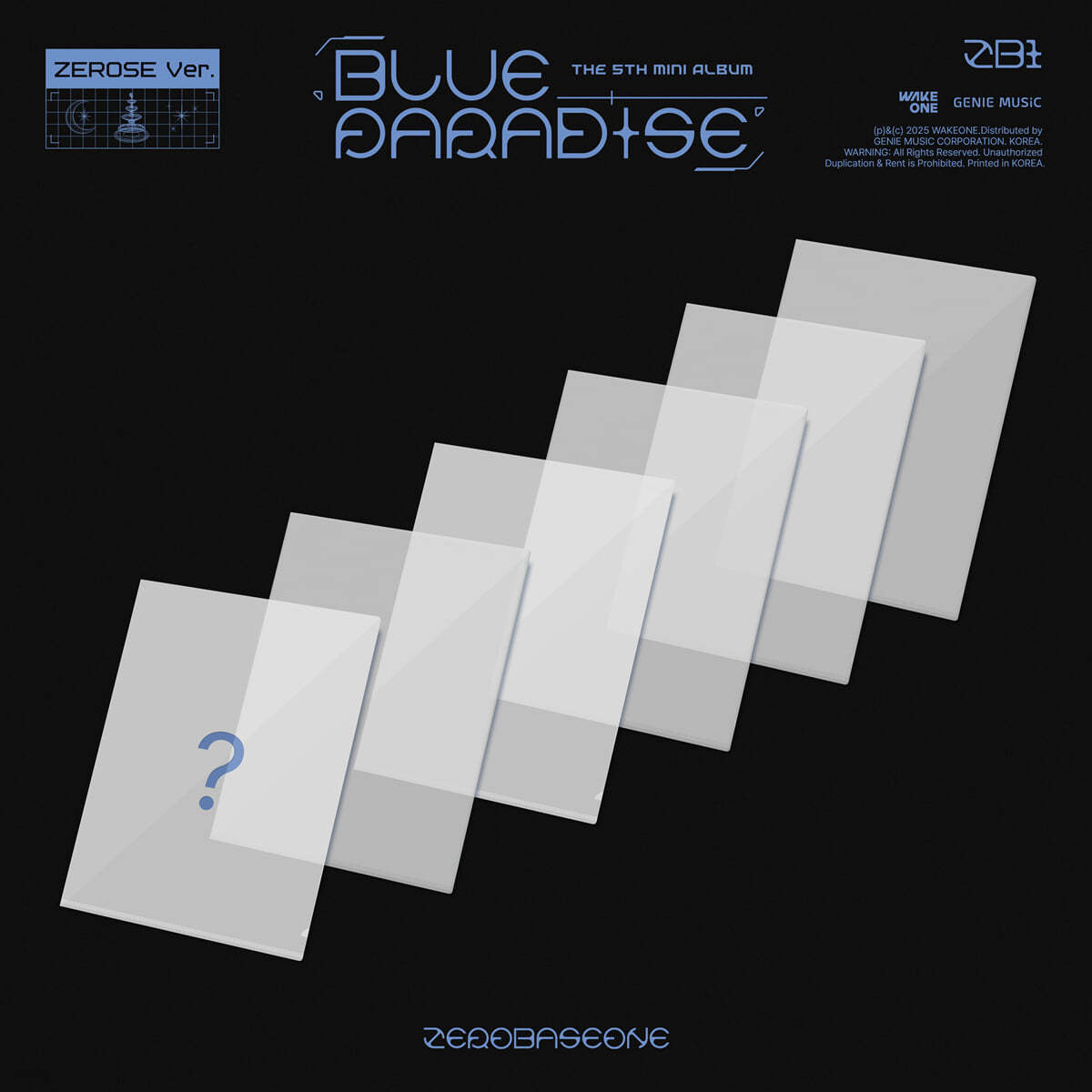 ZEROBASEONE The 5th Mini Album – BLUE PARADISE (ZEROSE Ver.) (Random) + Soundwave Gift