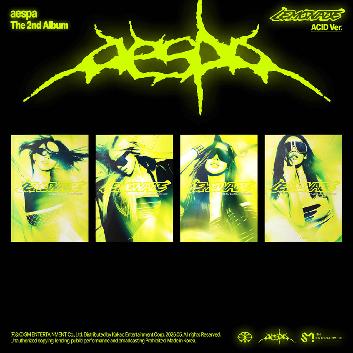 aespa – The 2nd Album [LEMONADE] (ACID Ver.) (Random)