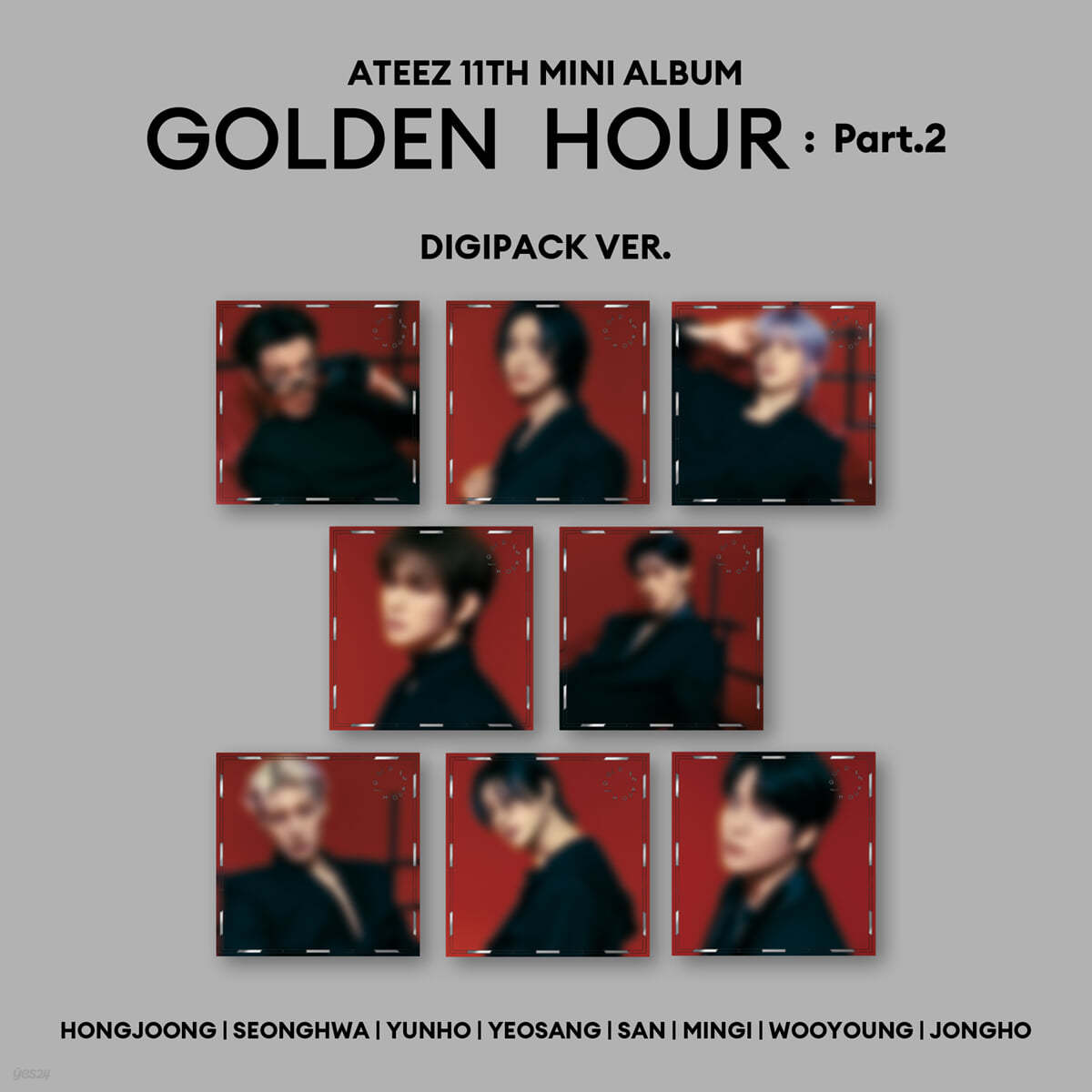 ATEEZ 11TH MINI ALBUM – GOLDEN HOUR : Part.2 (DIGIPACK VER.) (Random)