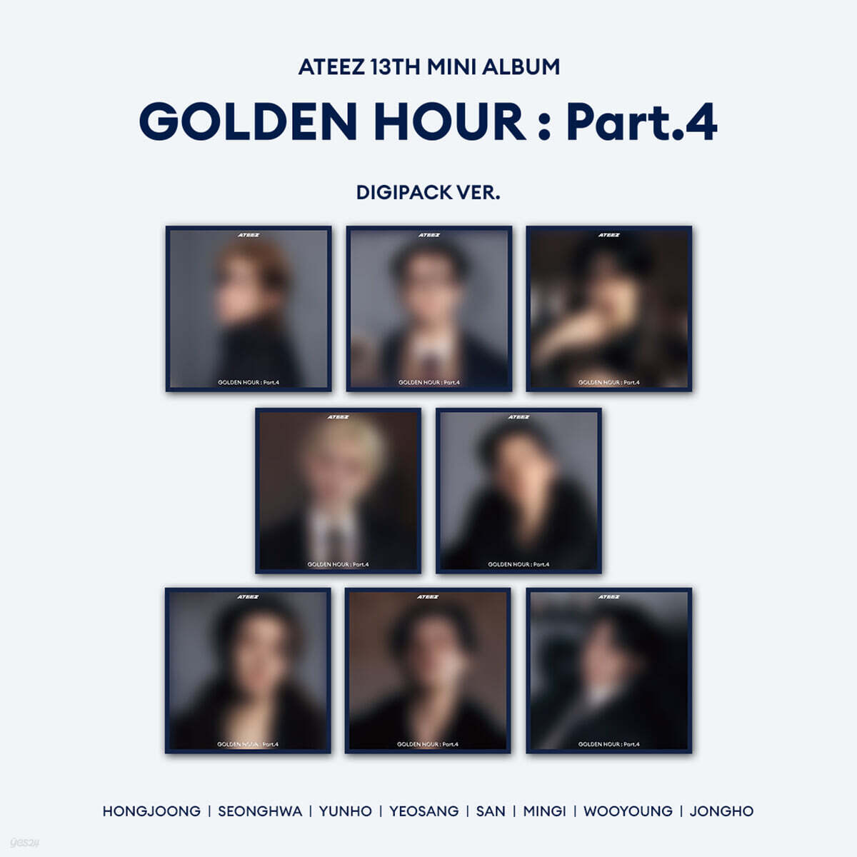 ATEEZ – 13TH MINI ALBUM [GOLDEN HOUR : Part.4] (DIGIPACK VER.) (Random)