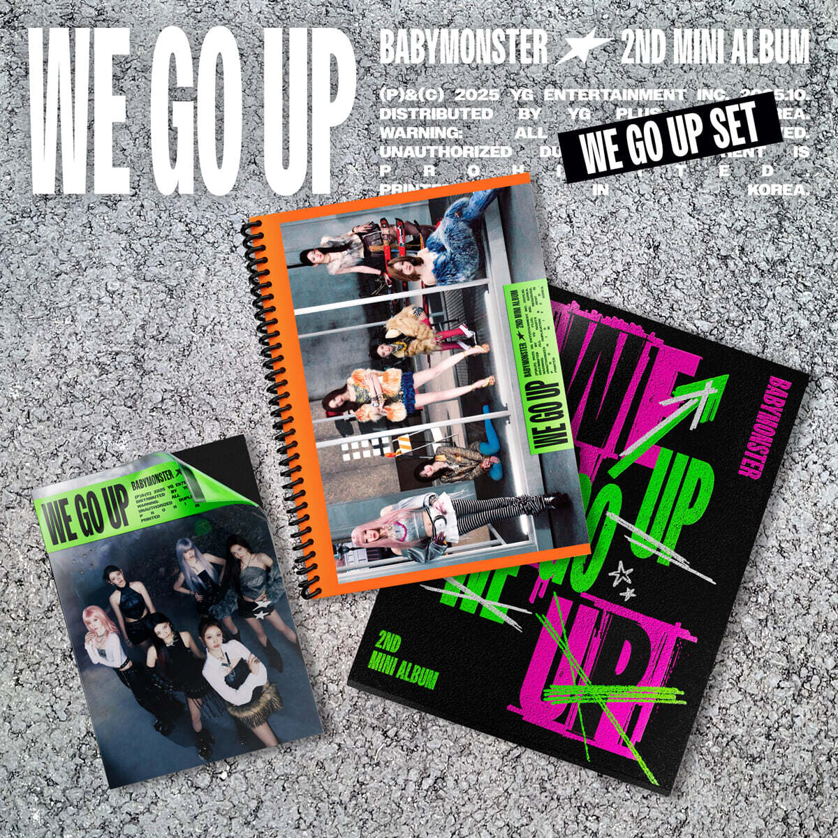 BABYMONSTER – 2nd MINI ALBUM [WE GO UP]