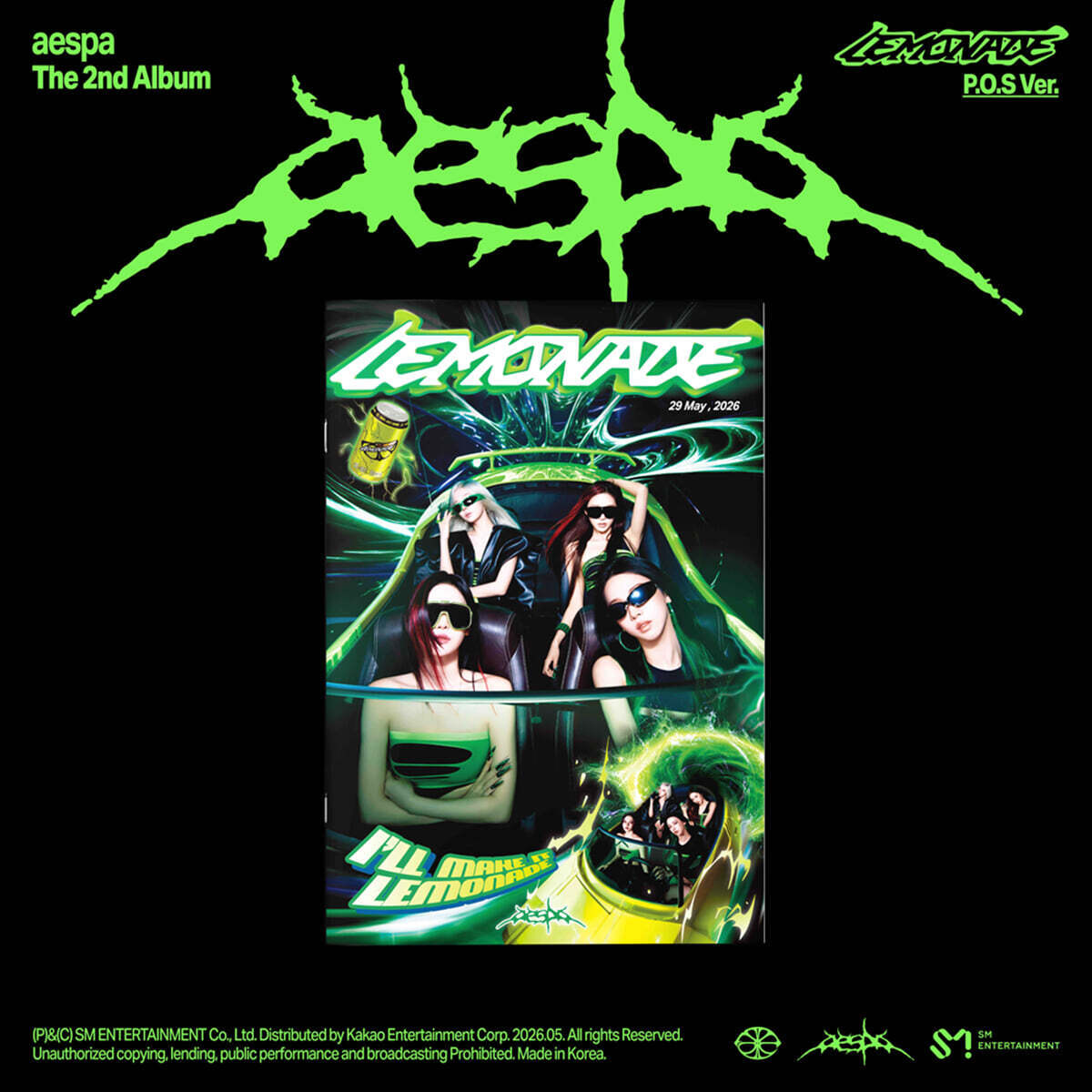 aespa – The 2nd Album [LEMONADE] (P.O.S Ver.)