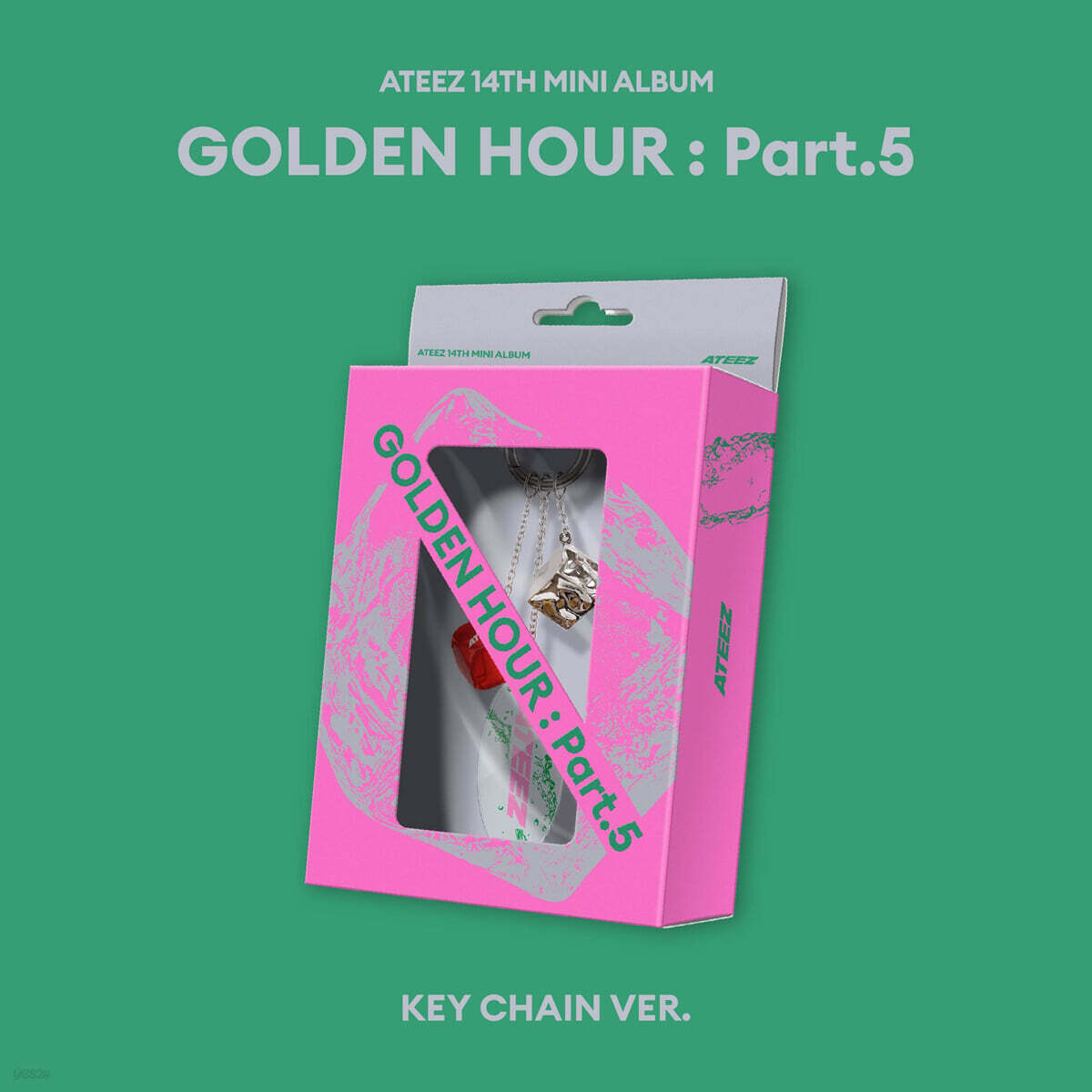 ATEEZ – 14TH MINI ALBUM [GOLDEN HOUR : Part.5] (KEY CHAIN VER.)