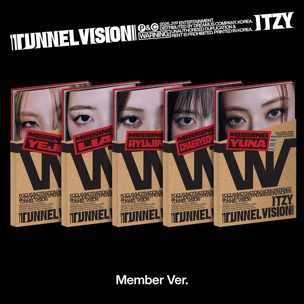 ITZY – [TUNNEL VISION] (Member Ver.) (Random)